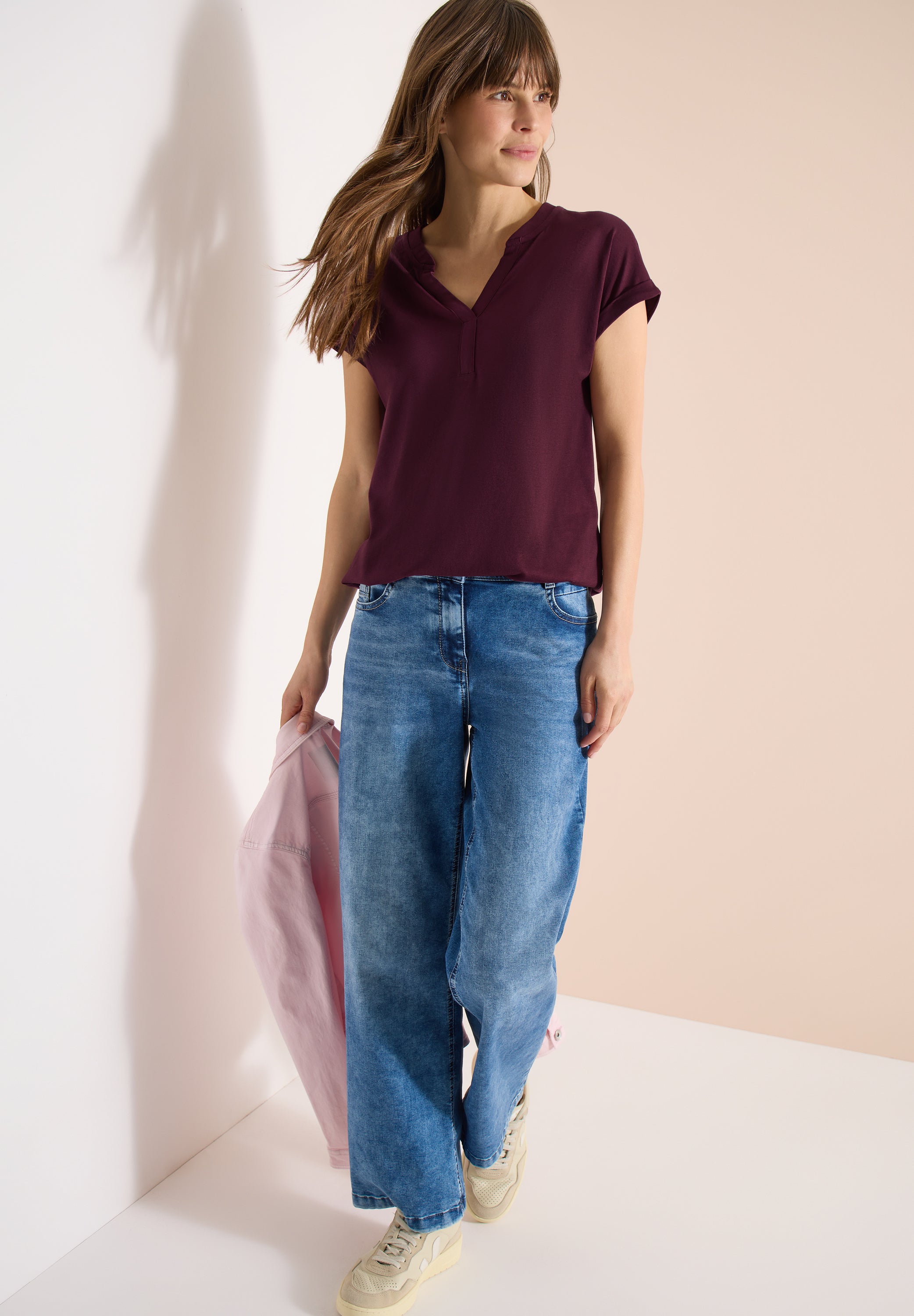 Cecil Damen T-Shirts  Sweet Gra