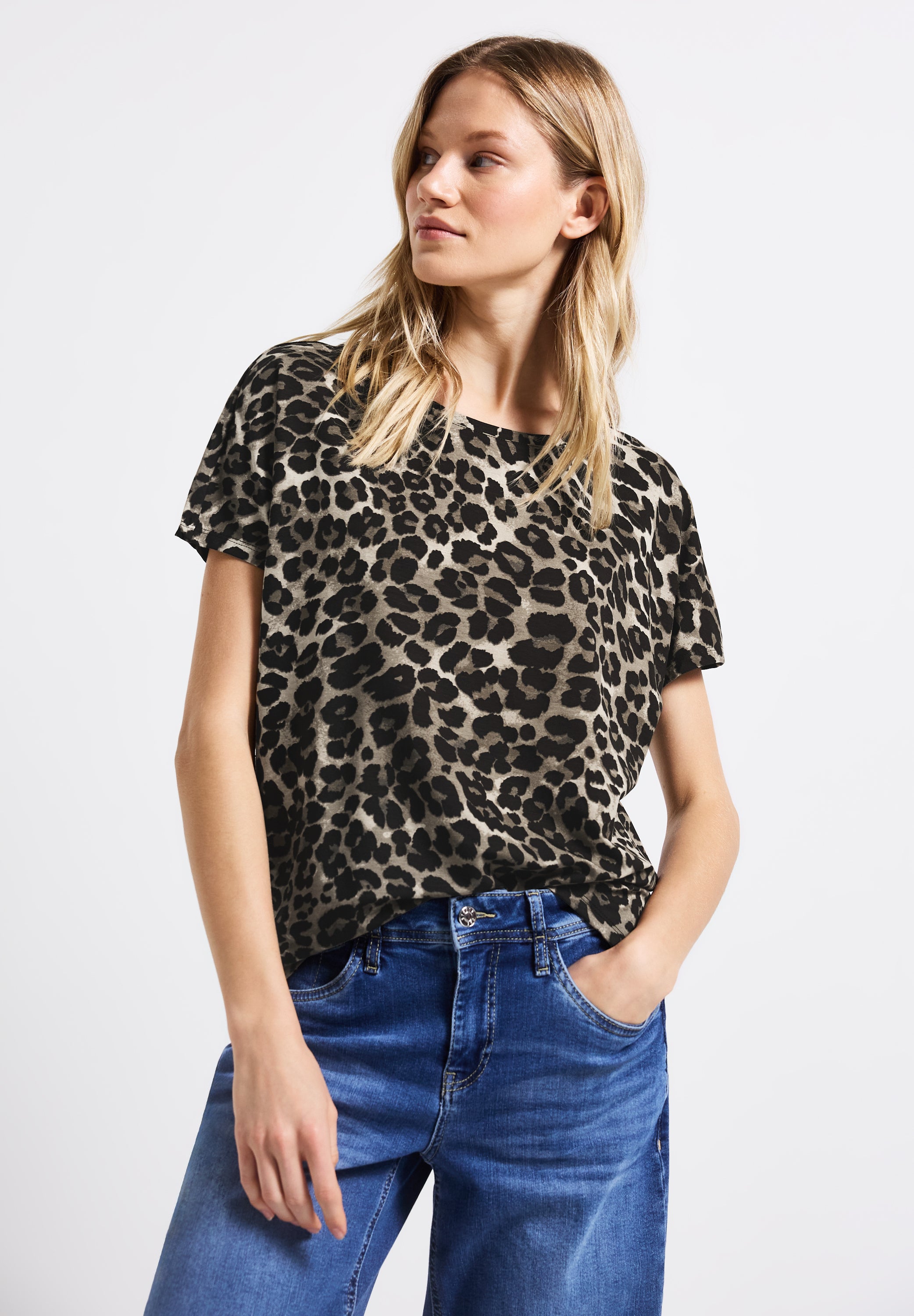 Street One Damen T-Shirts  Black
