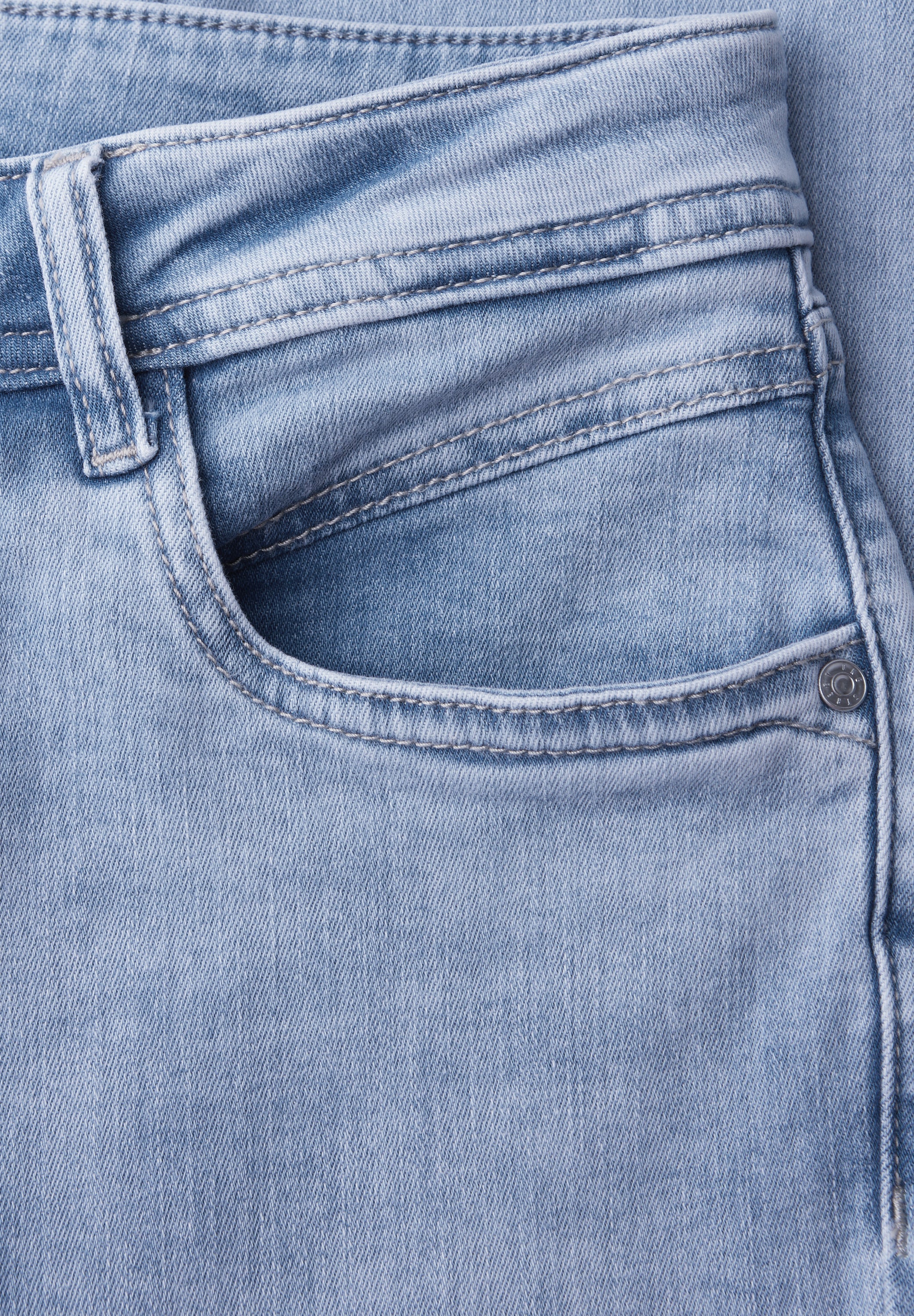 Street One Damen Hosen  Light Blu