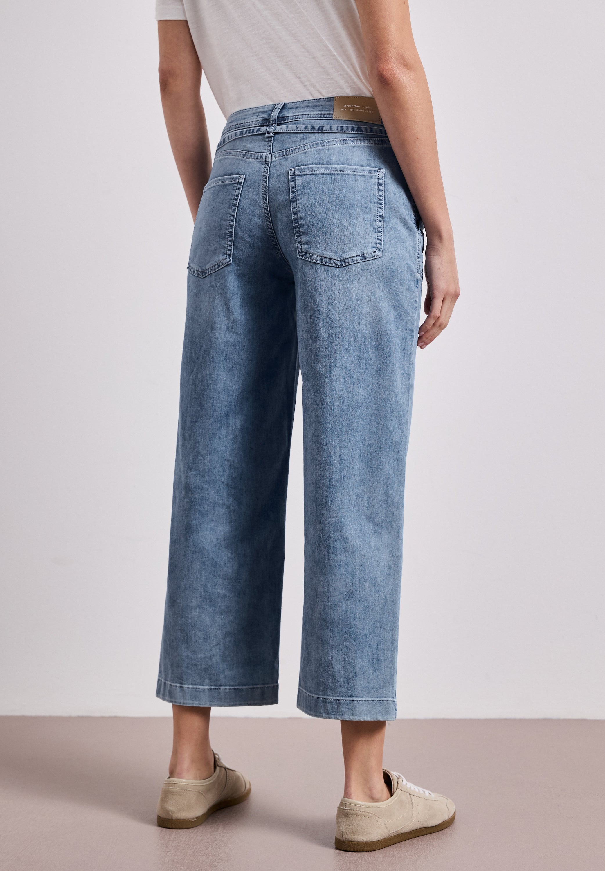 Street One Damen Hosen  Mid Blue
