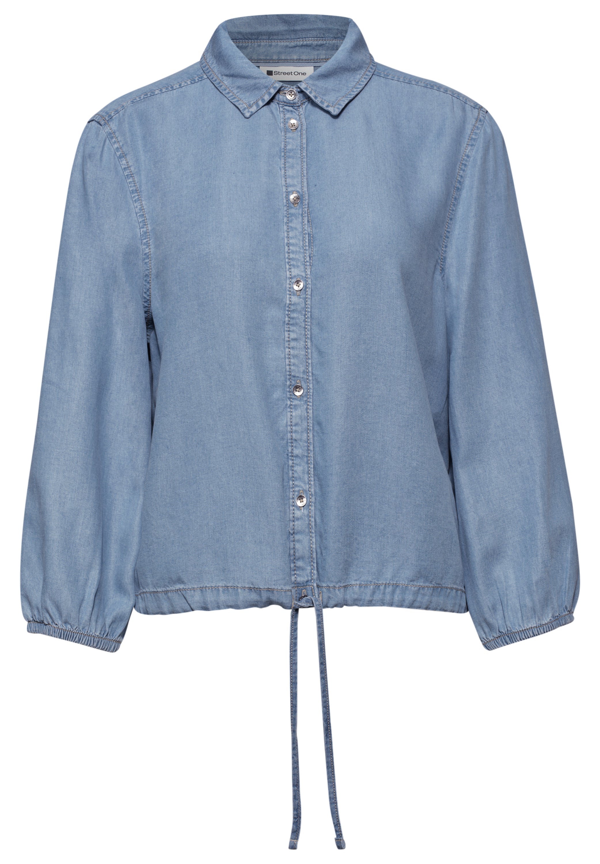 Street One Damen Blusen  Light Blu