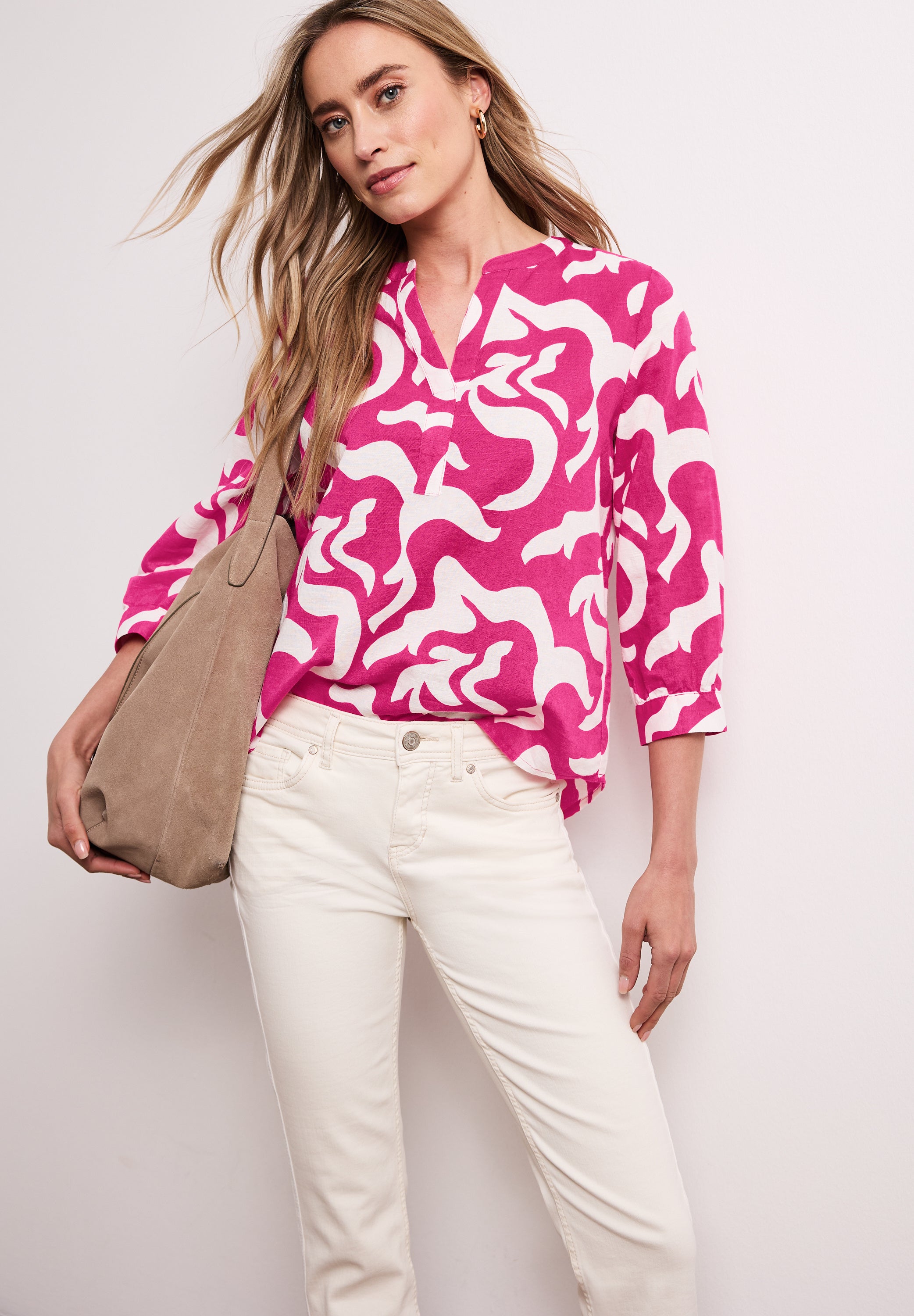 Street One Damen Blusen  Magenta D