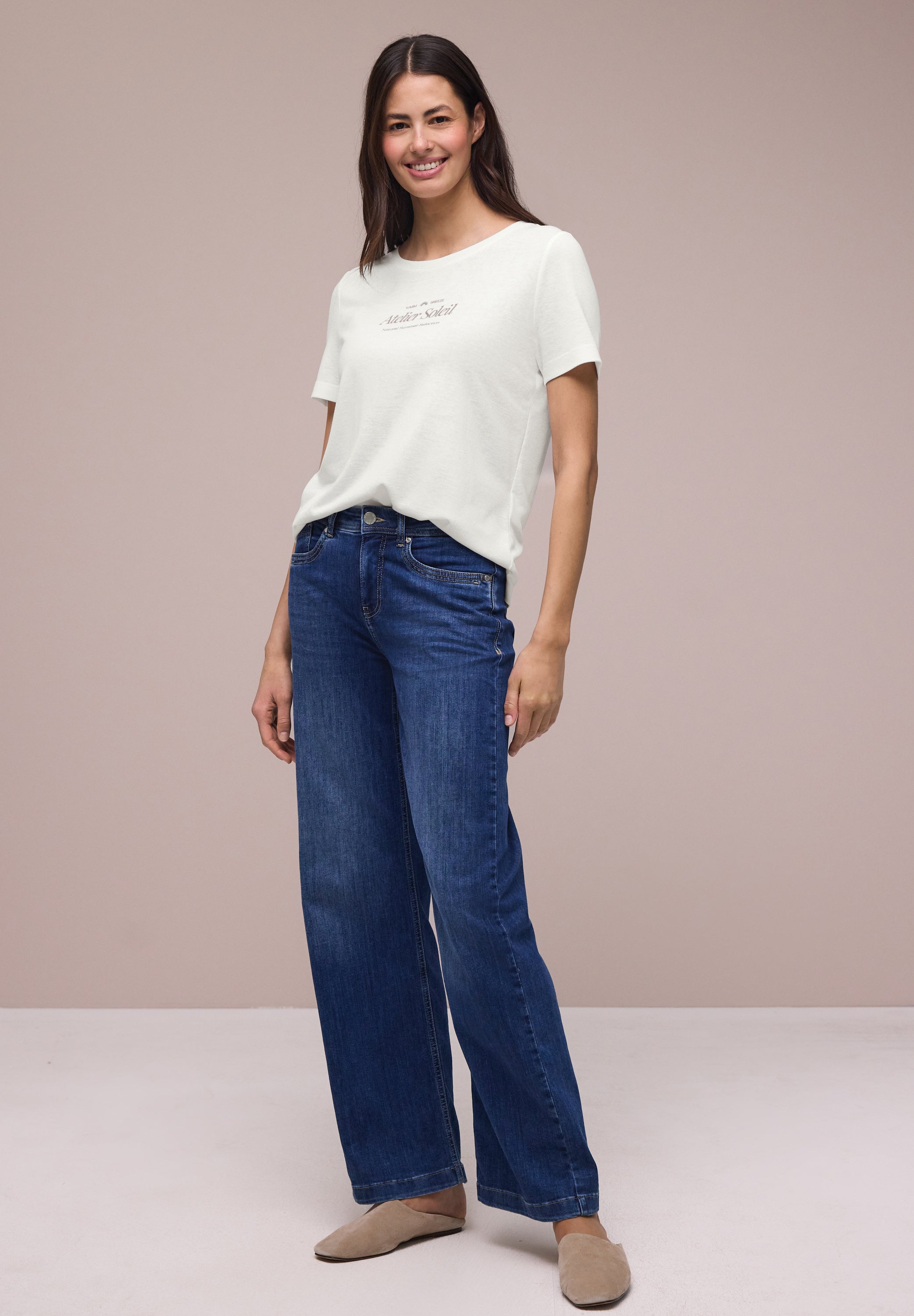 Street One Damen T-Shirts Off White