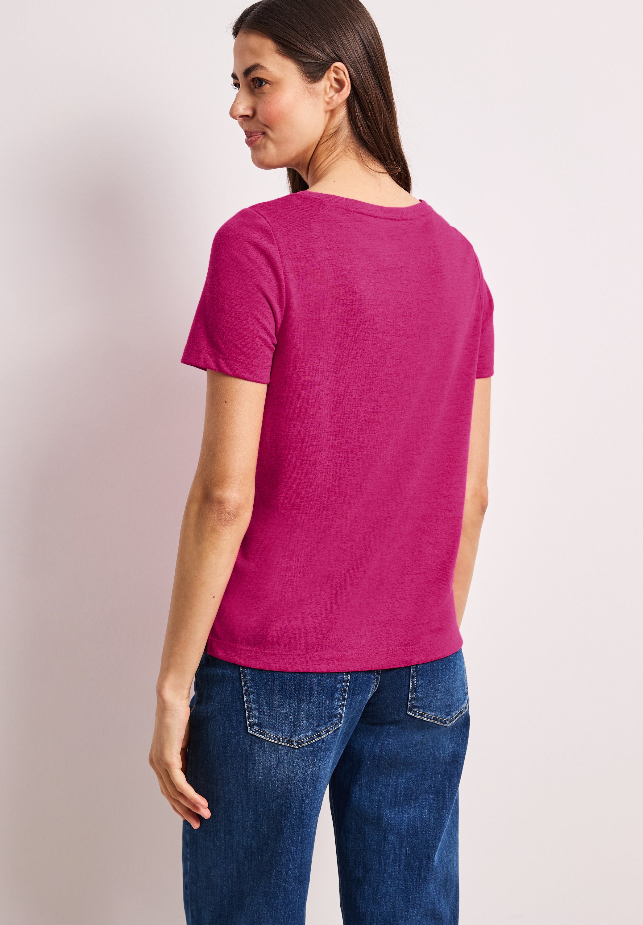 Street One Damen T-Shirts Magenta D