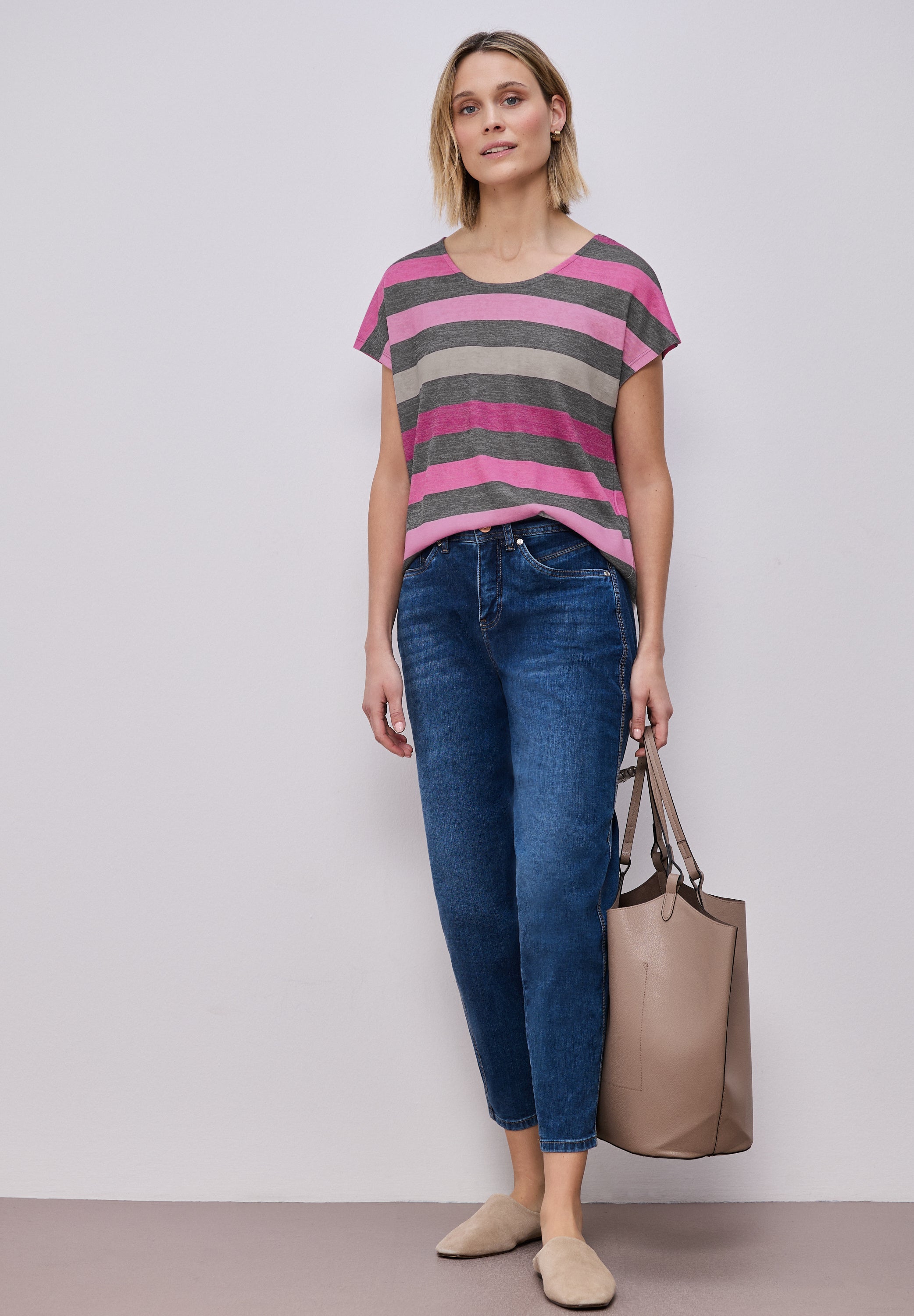Street One Damen T-Shirts  Espresso