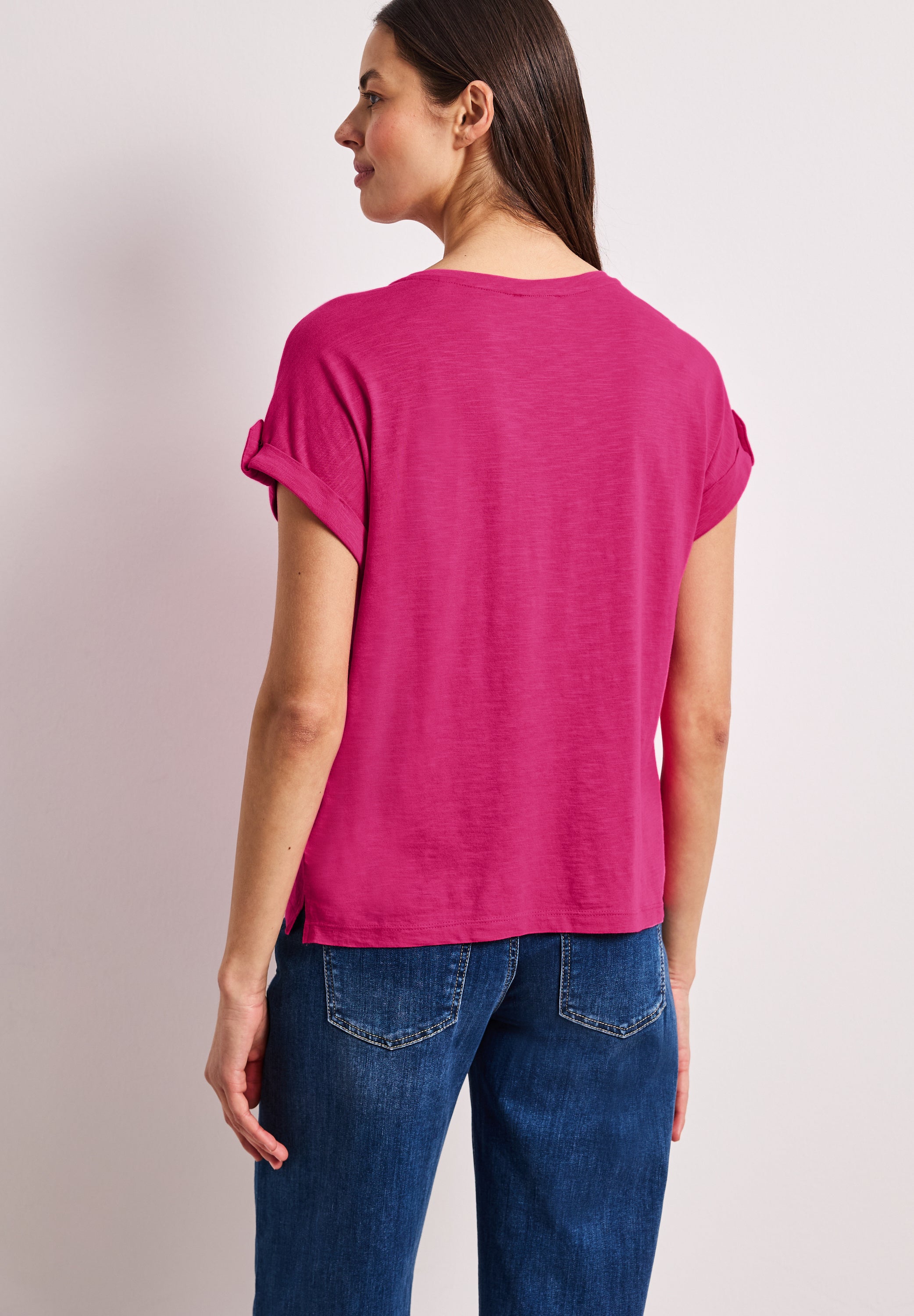 Street One Damen T-Shirts Magenta D