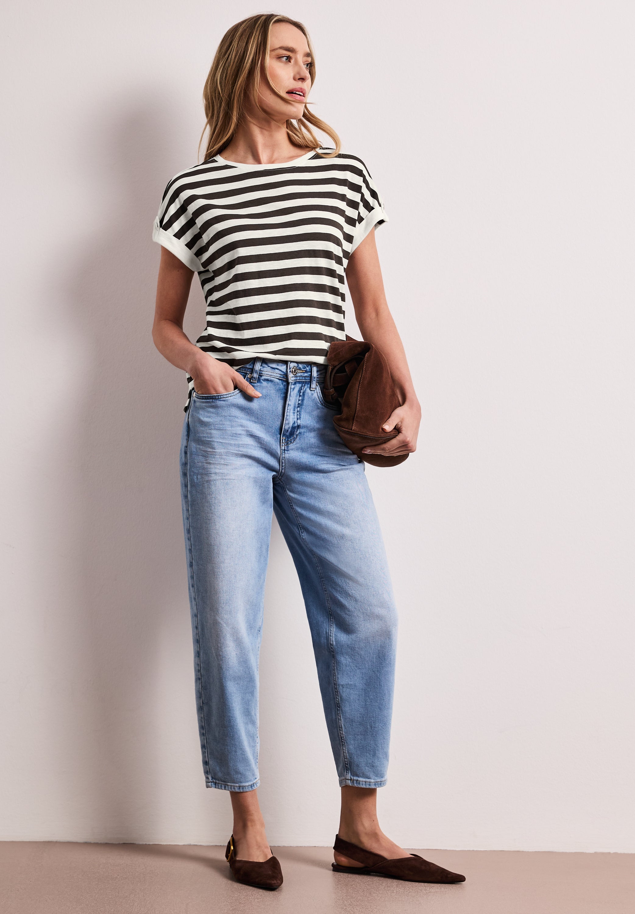 Street One Damen T-Shirts  Espresso
