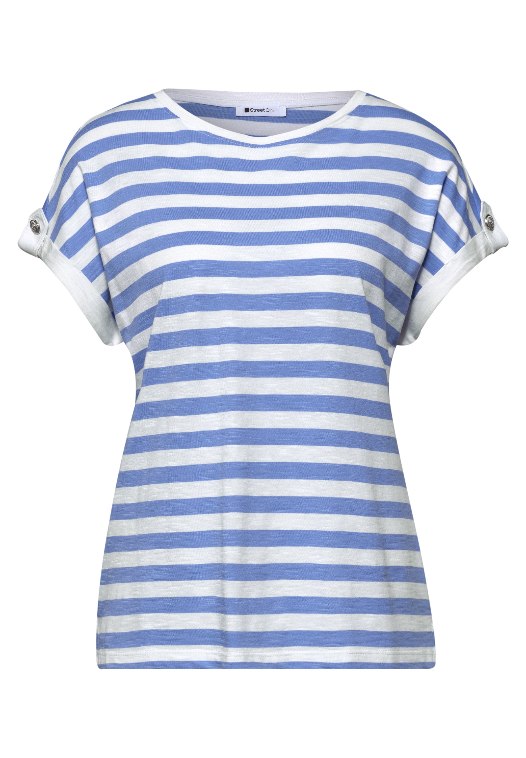 Street One Damen T-Shirts  Drift Blu