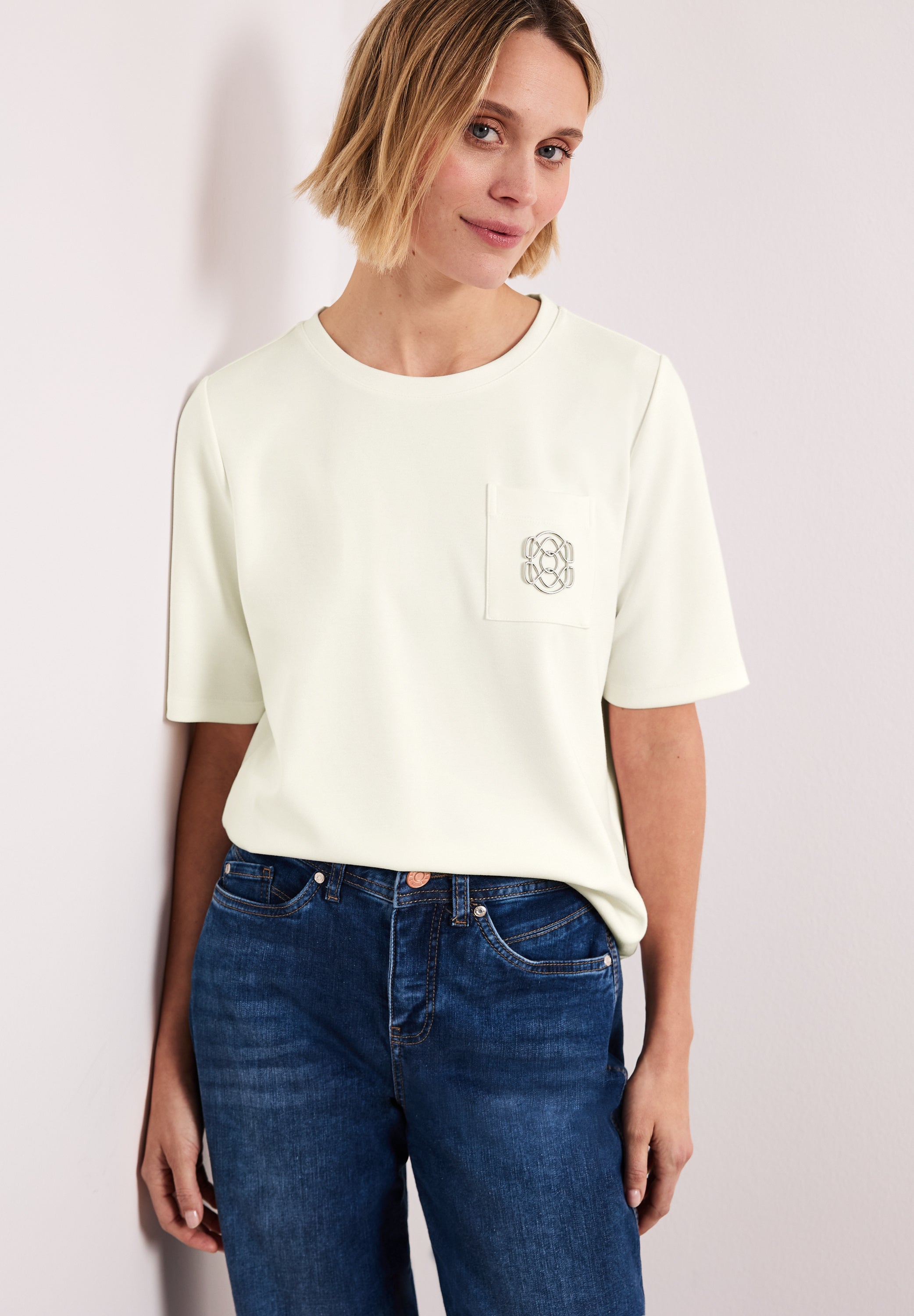 Street One Damen T-Shirts Off White