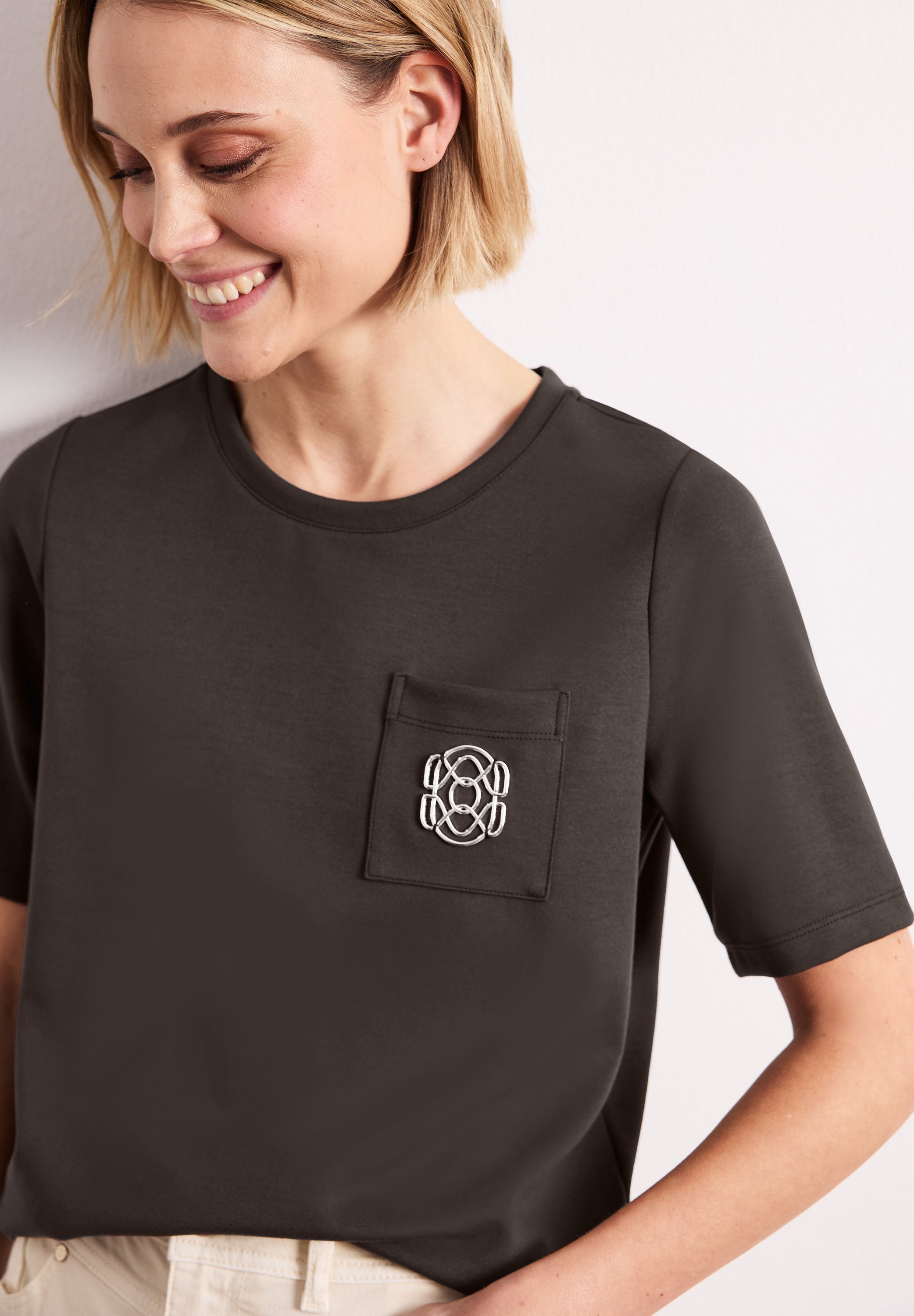 Street One Damen T-Shirts  Espresso