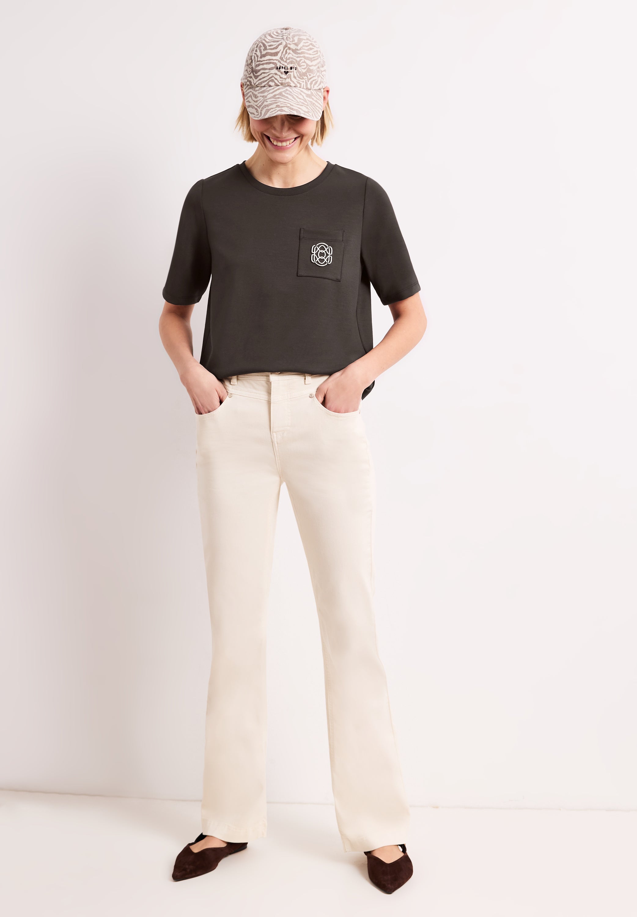 Street One Damen T-Shirts  Espresso