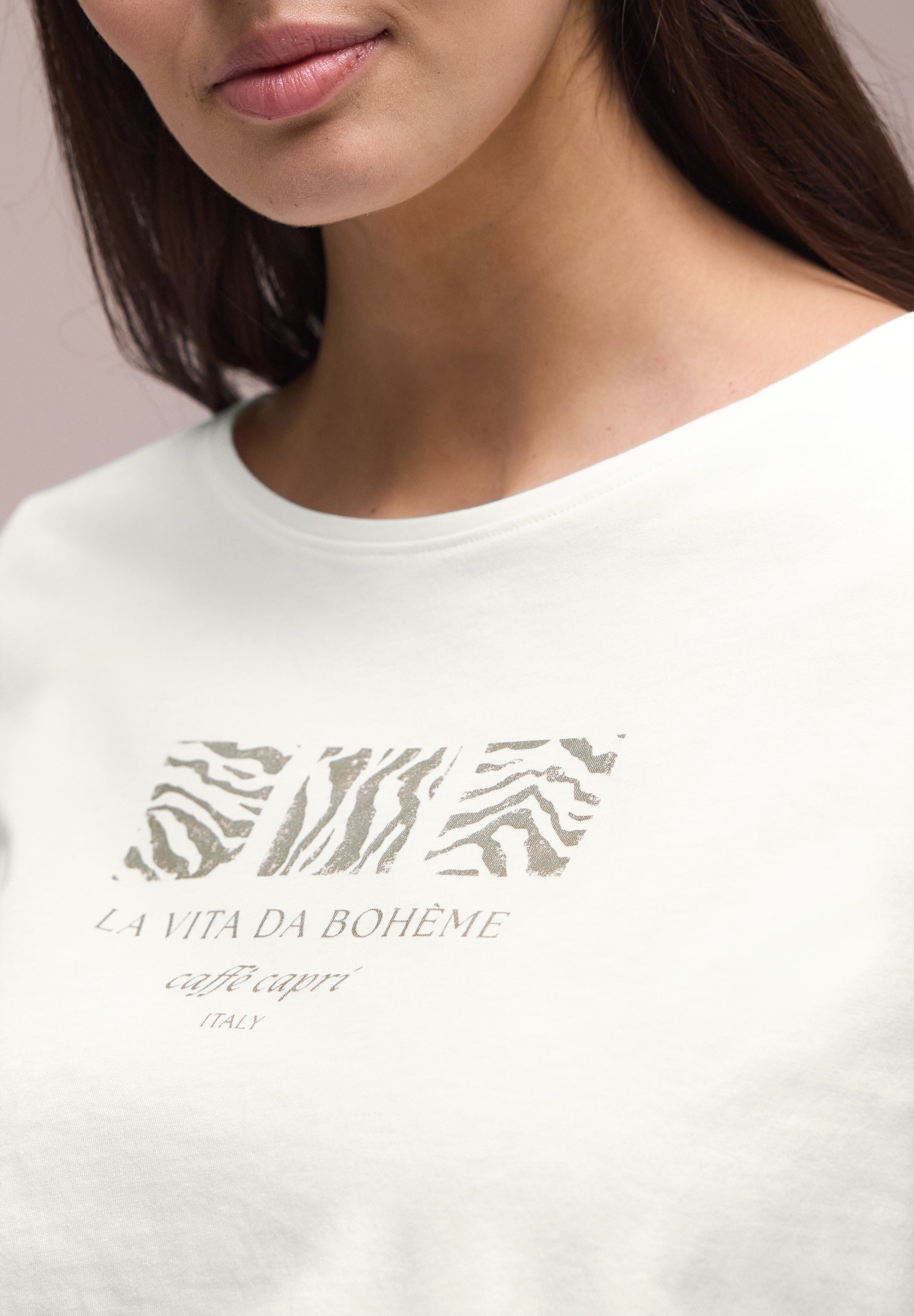 Street One Damen T-Shirts  Off White