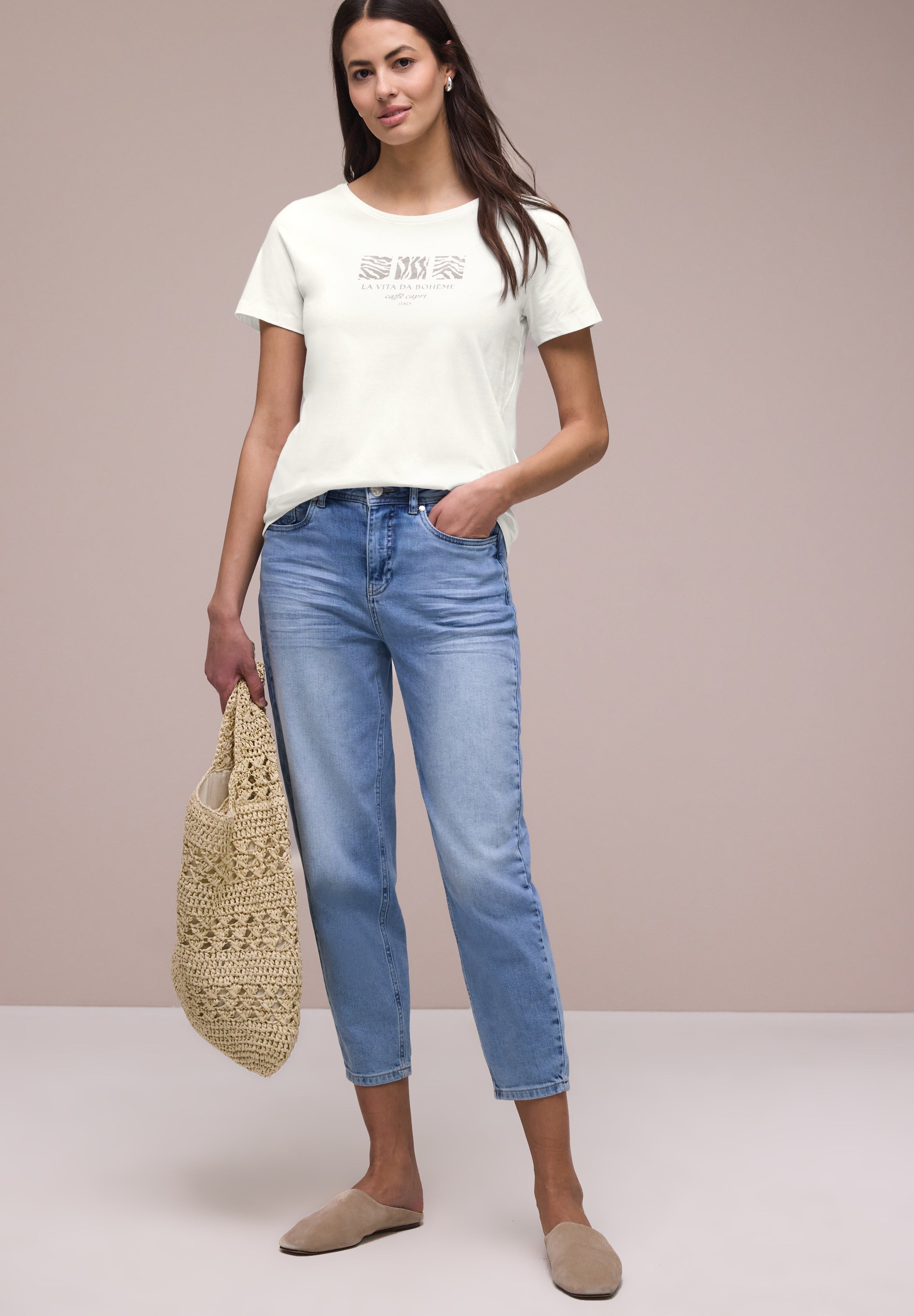 Street One Damen T-Shirts  Off White
