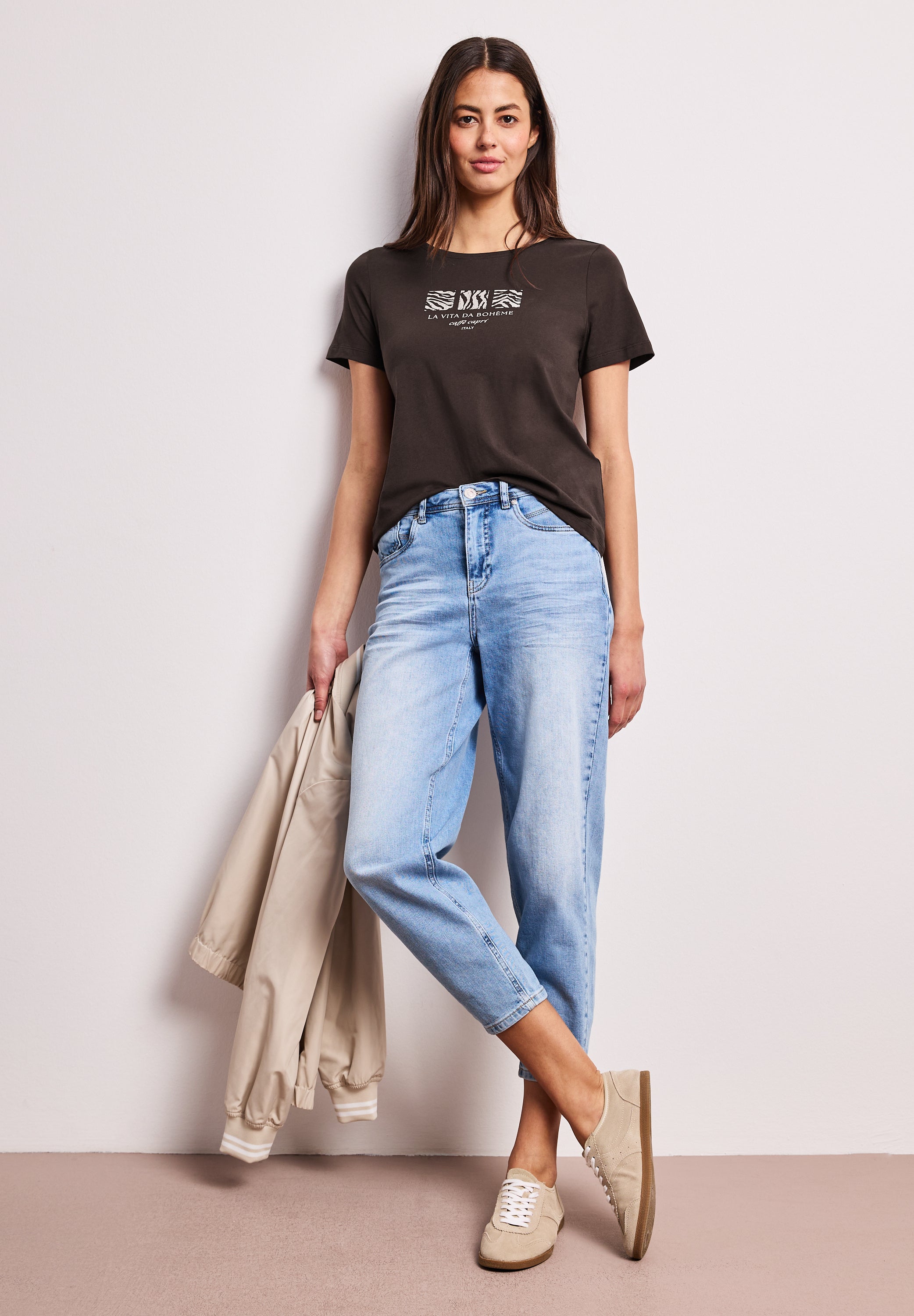 Street One Damen T-Shirts  Espresso