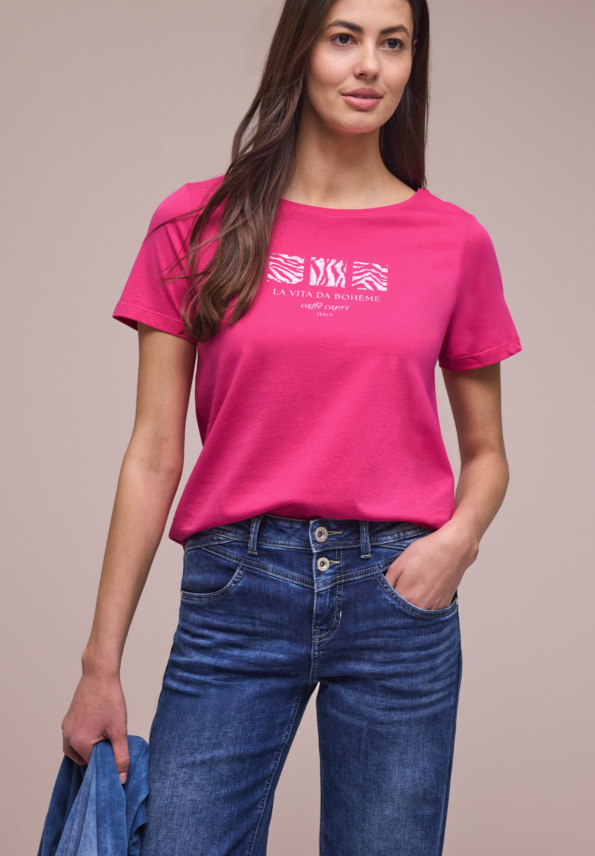 Street One Damen T-Shirts Magenta D