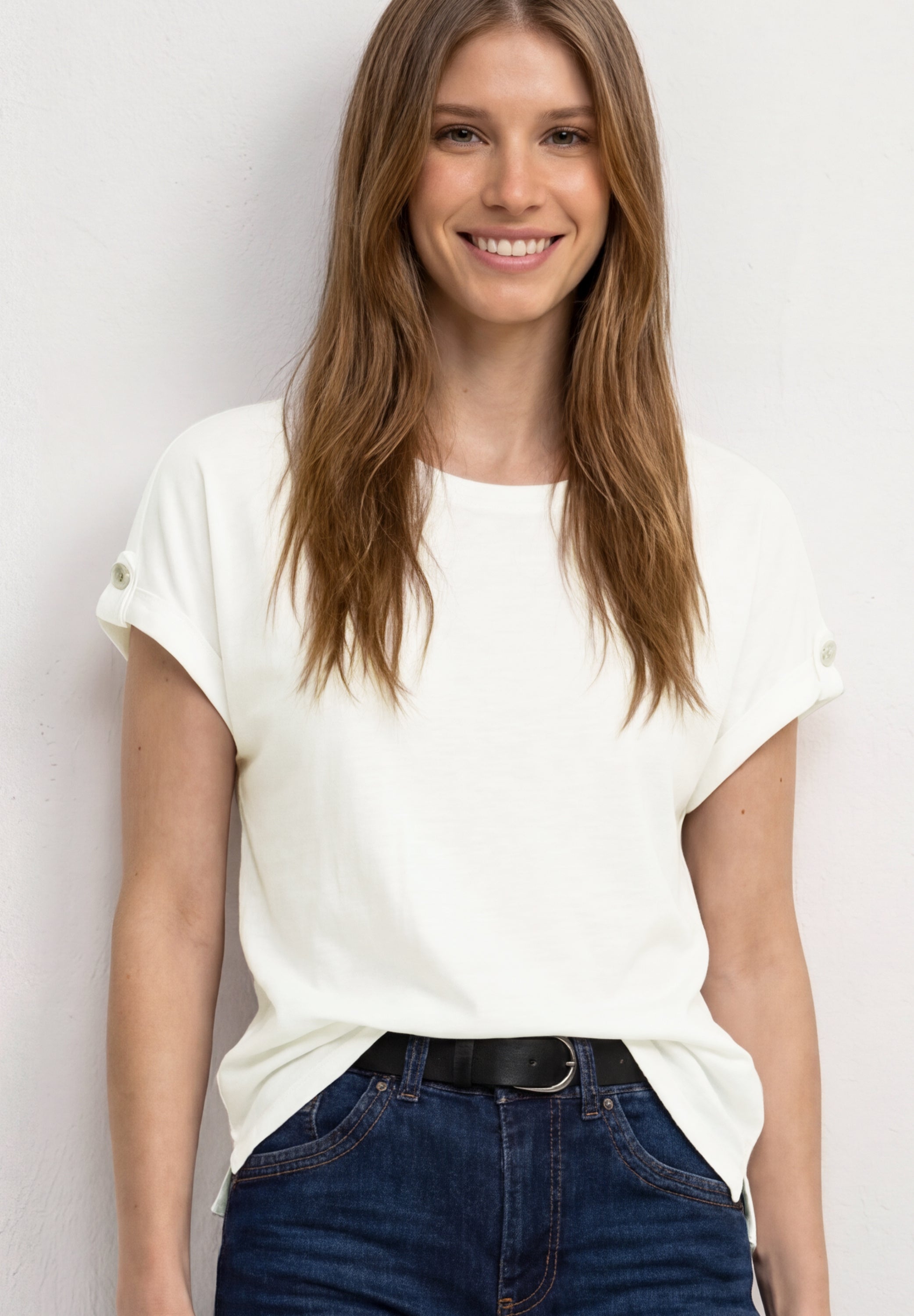 Street One Damen T-Shirts Off White