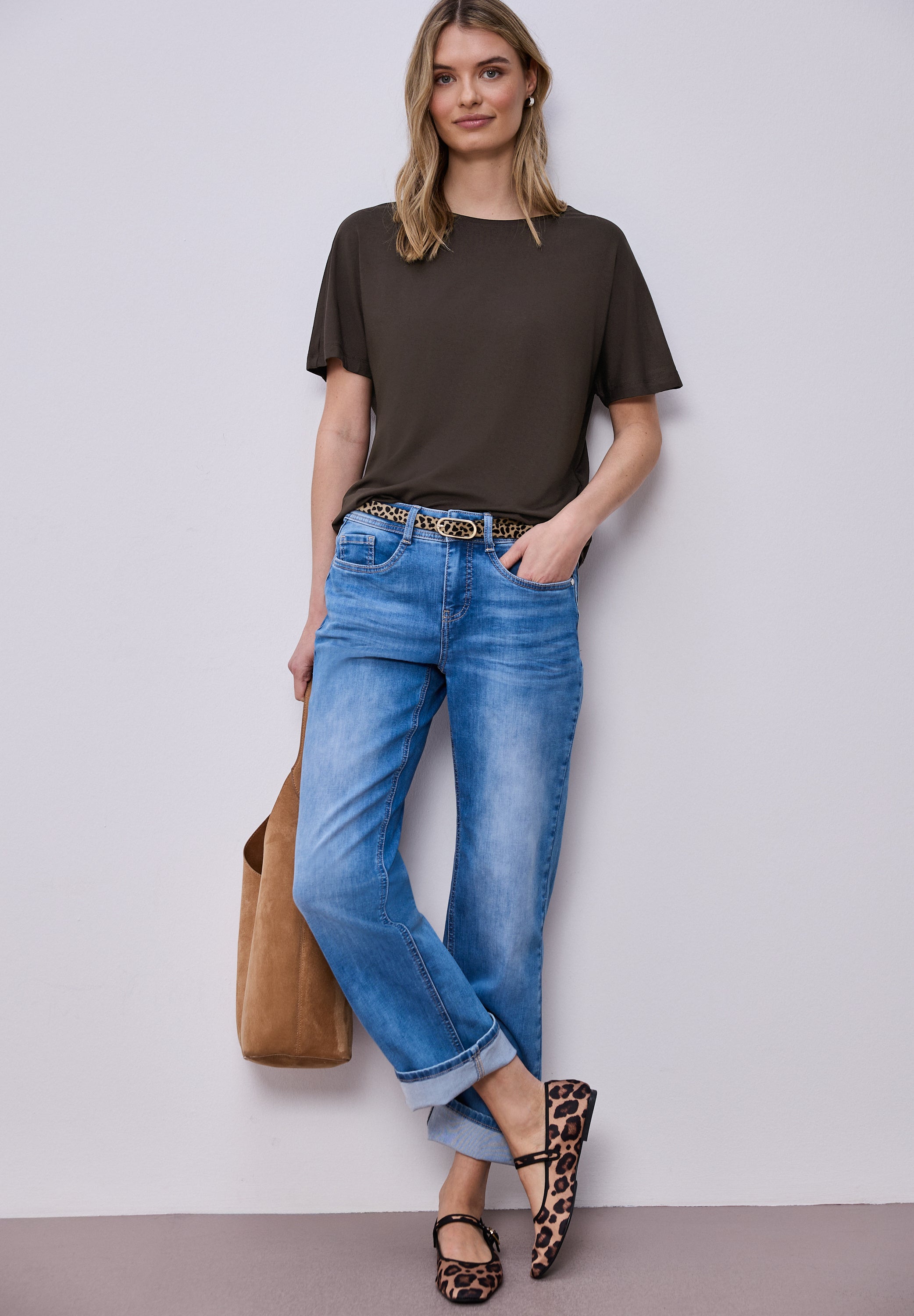Street One Damen T-Shirts  Espresso