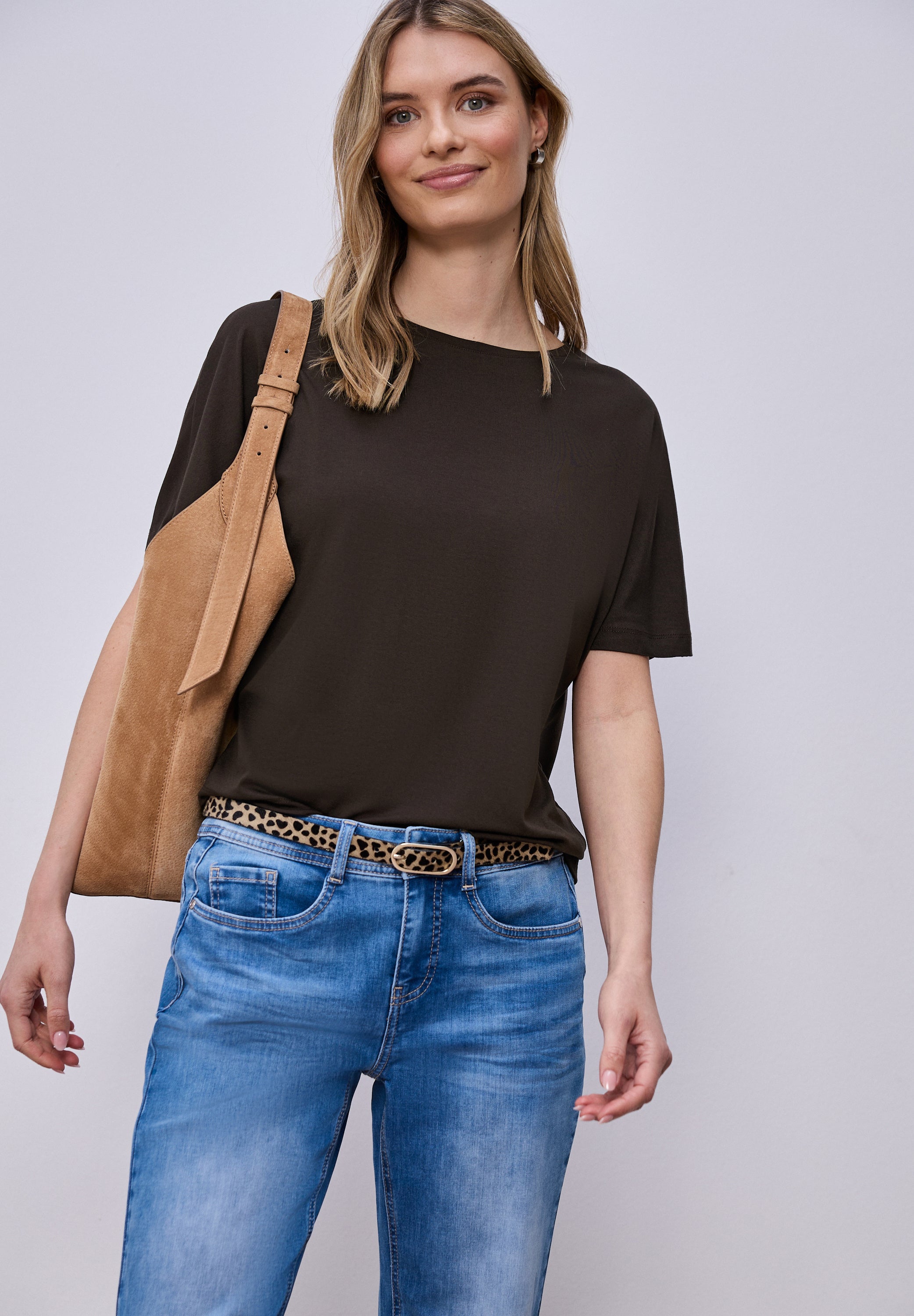 Street One Damen T-Shirts  Espresso