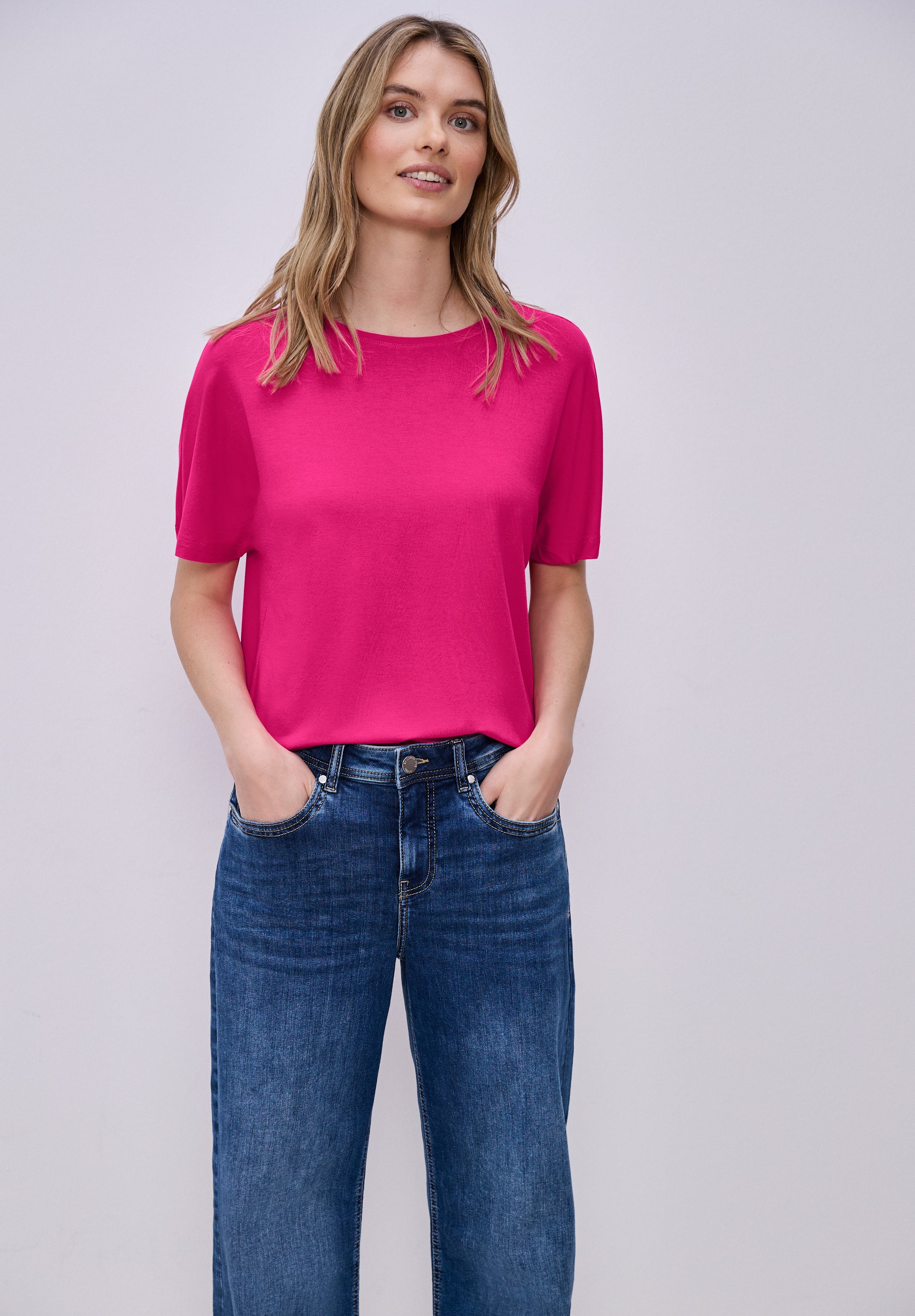 Street One Damen T-Shirts Magenta D