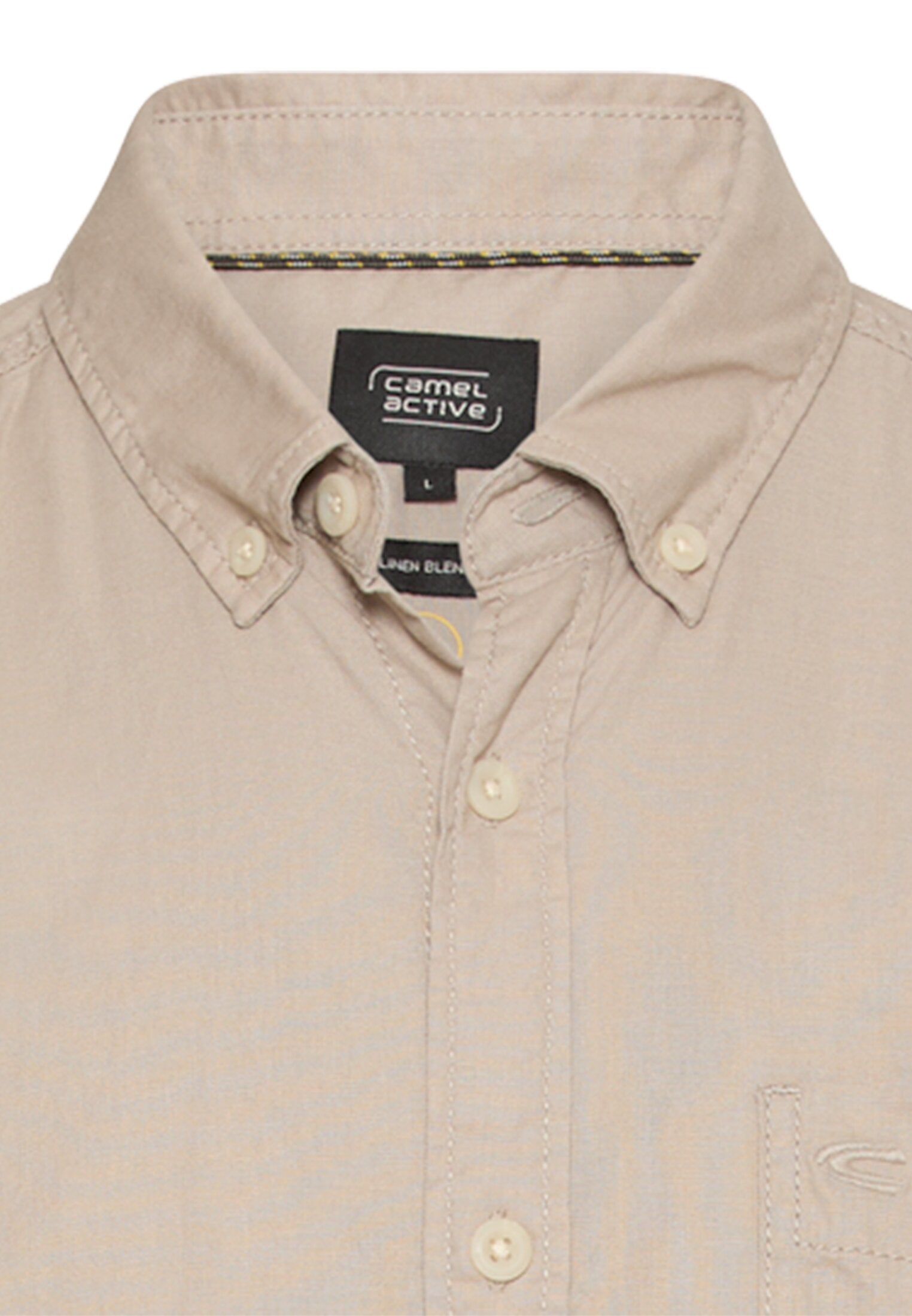 Camel active Herren Hemden kurz  Light Beige