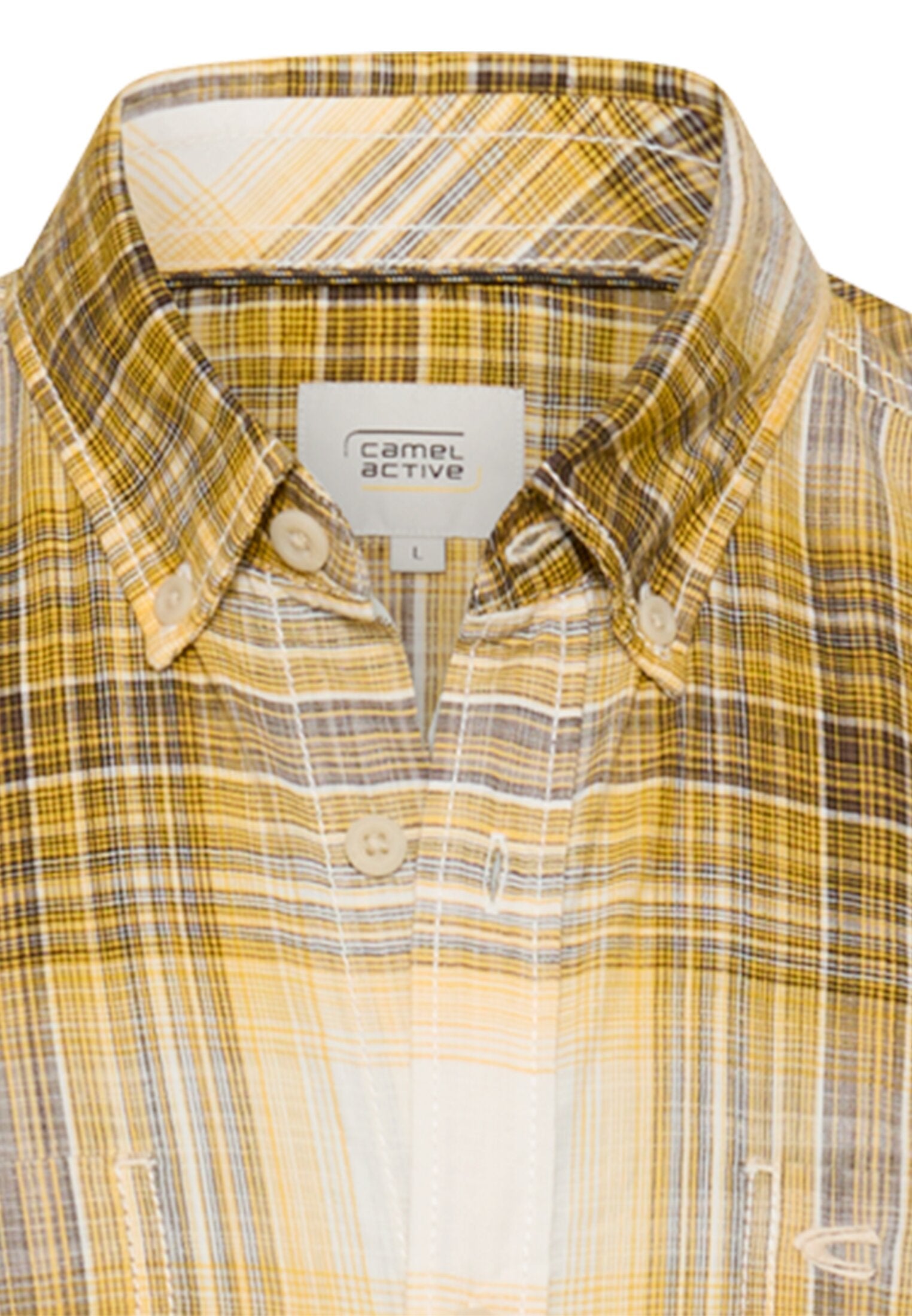 Camel active Herren Hemden kurz  Sun Yellow