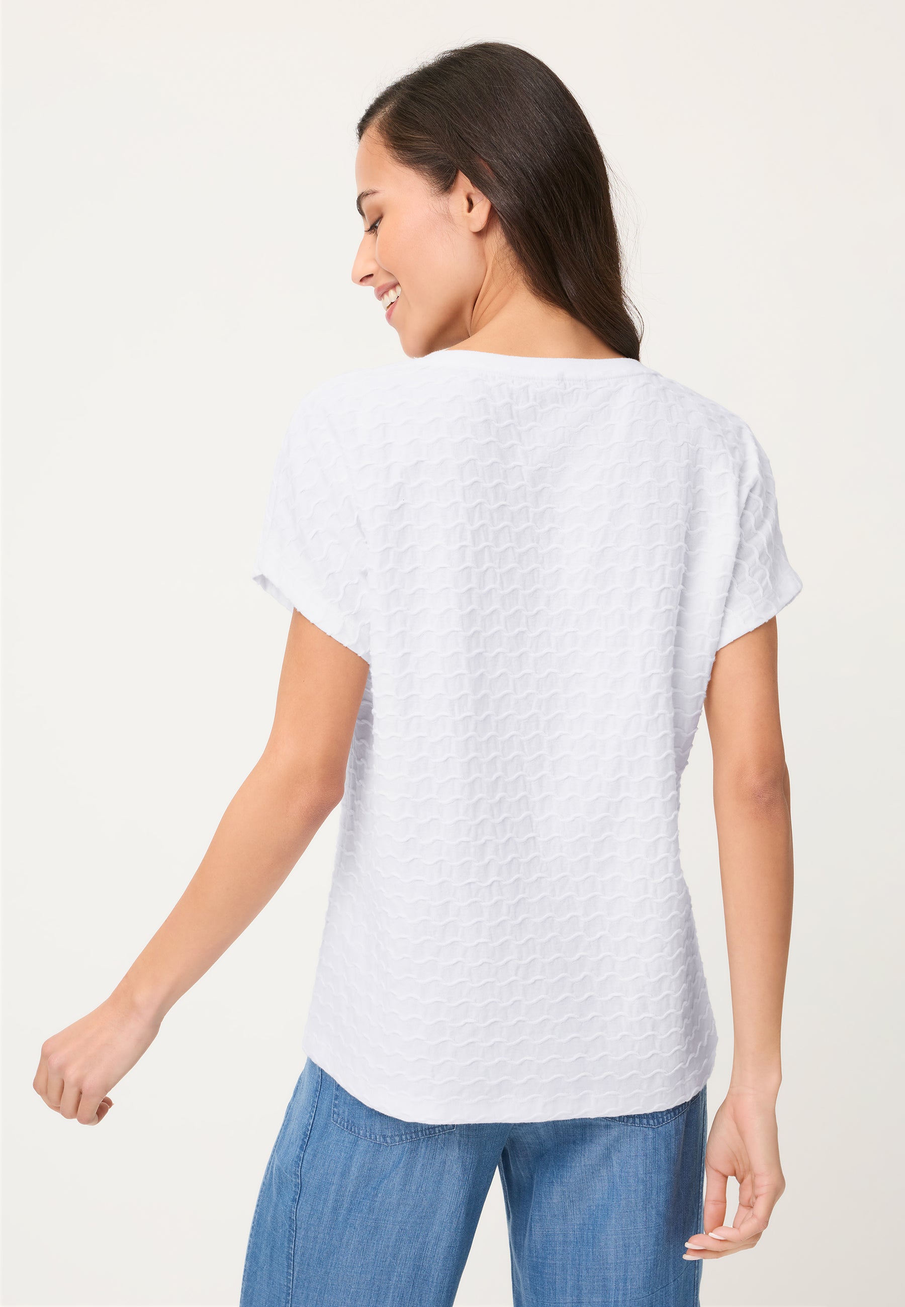 Olsen Damen T-Shirts  White