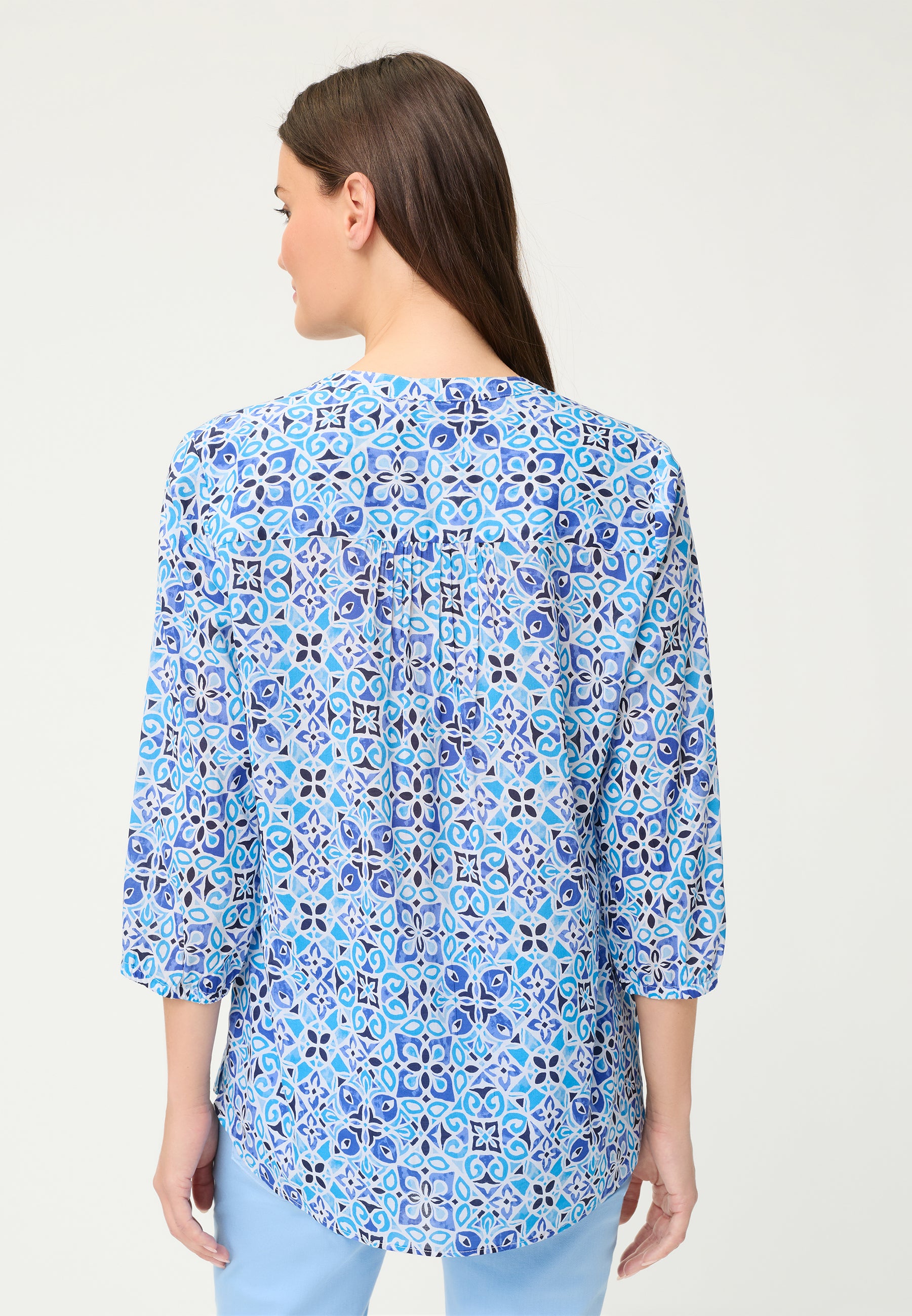 Olsen Damen Blusen  Bay Blue
