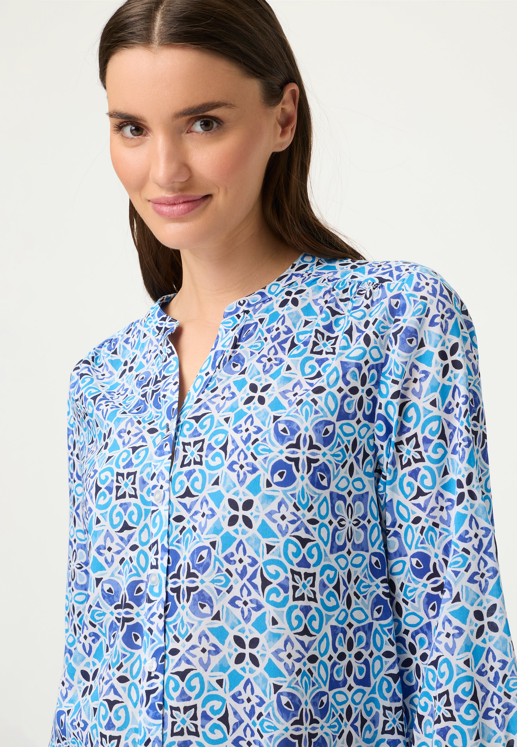 Olsen Damen Blusen  Bay Blue