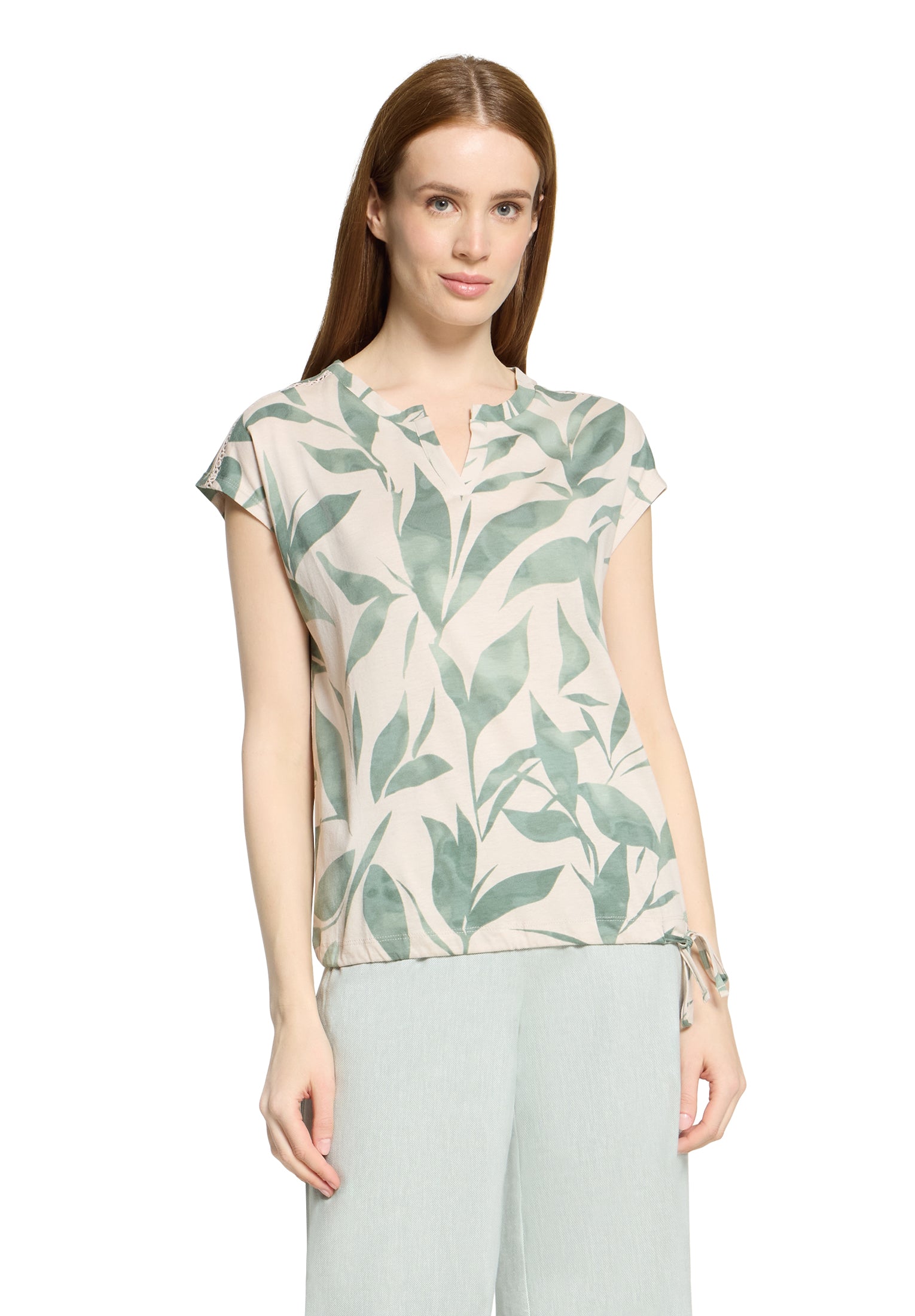 Betty & Co Damen T-Shirts Nature/Green