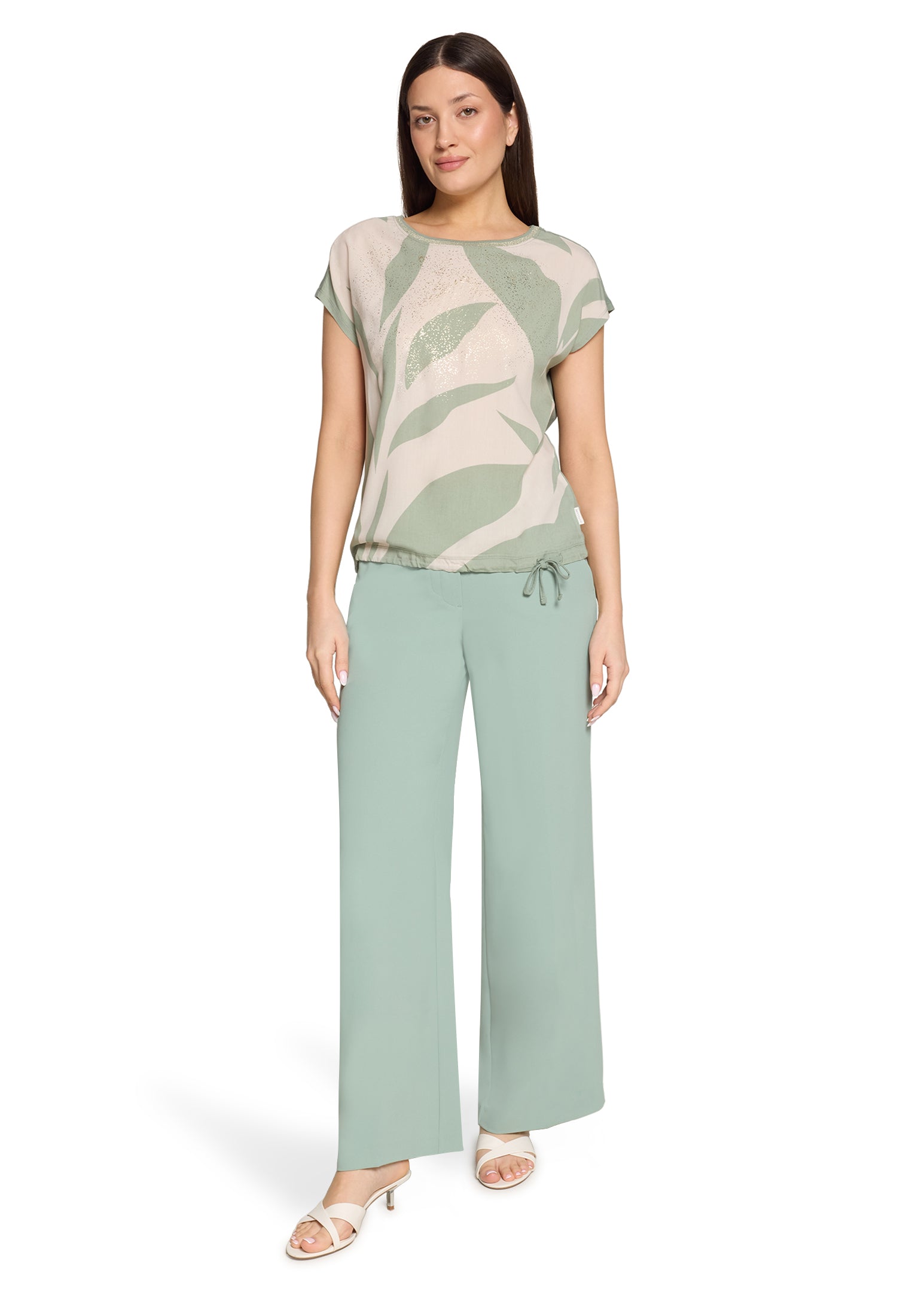 Betty & Co Damen T-Shirts Nature/Green