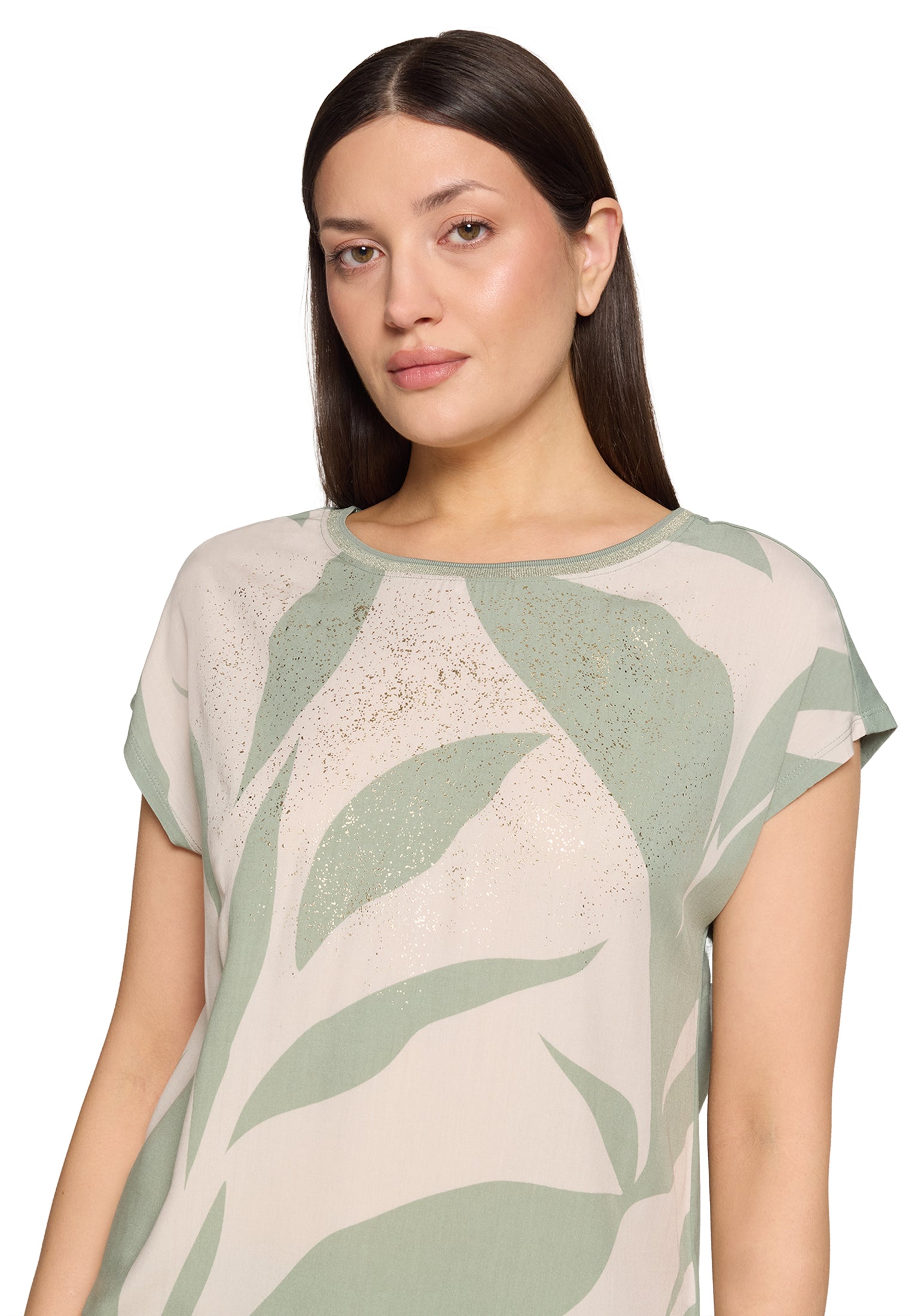 Betty & Co Damen T-Shirts Nature/Green