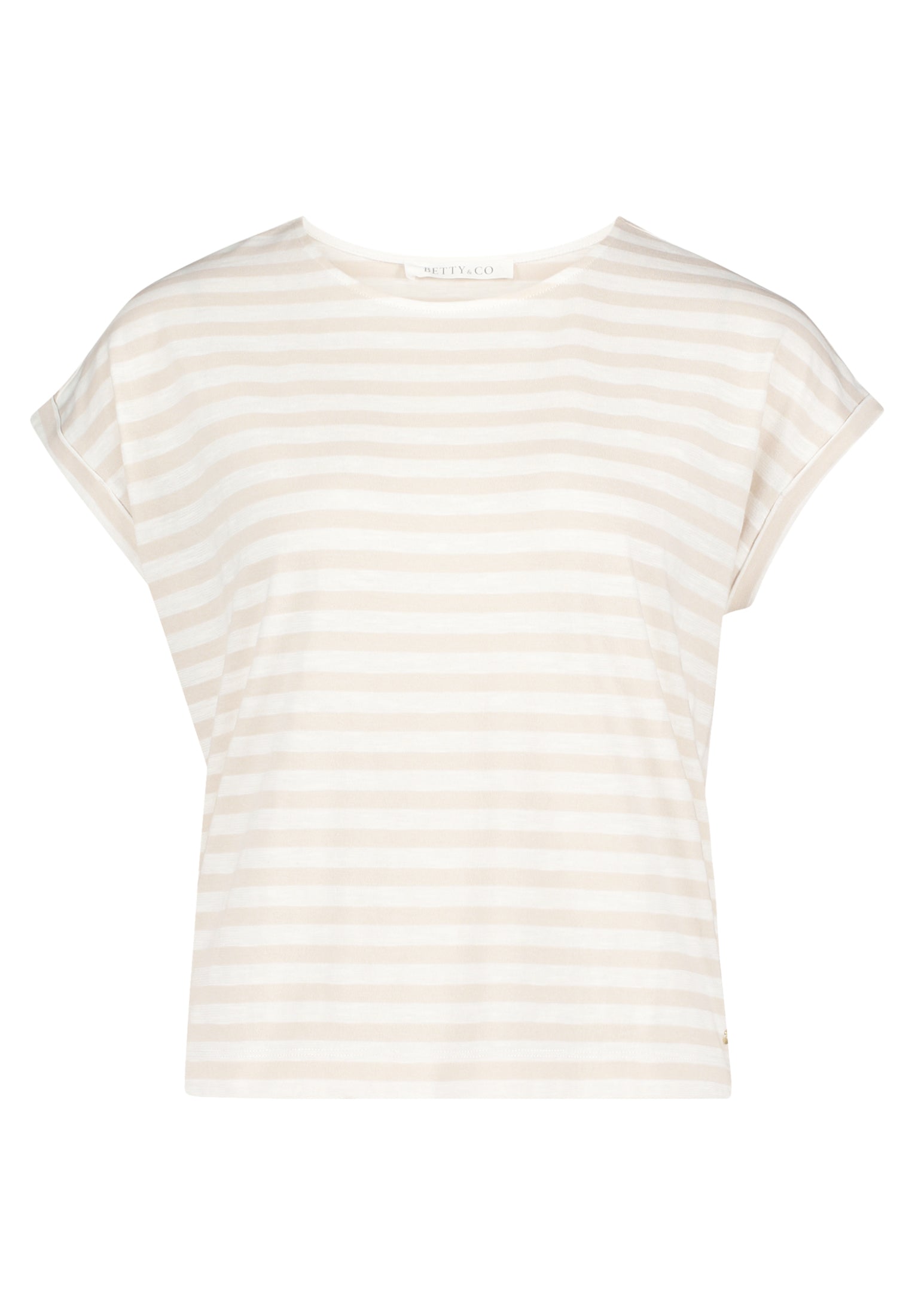 Betty & Co Damen T-Shirts Cream/Nature