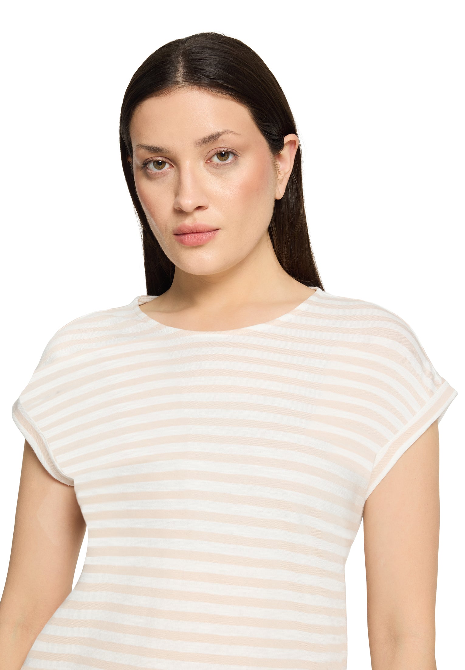 Betty & Co Damen T-Shirts Cream/Nature