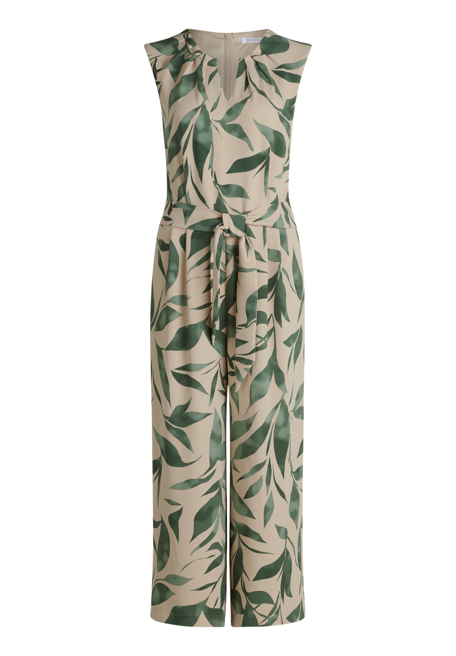 Betty & Co Damen Jumpsuits Nature/Green