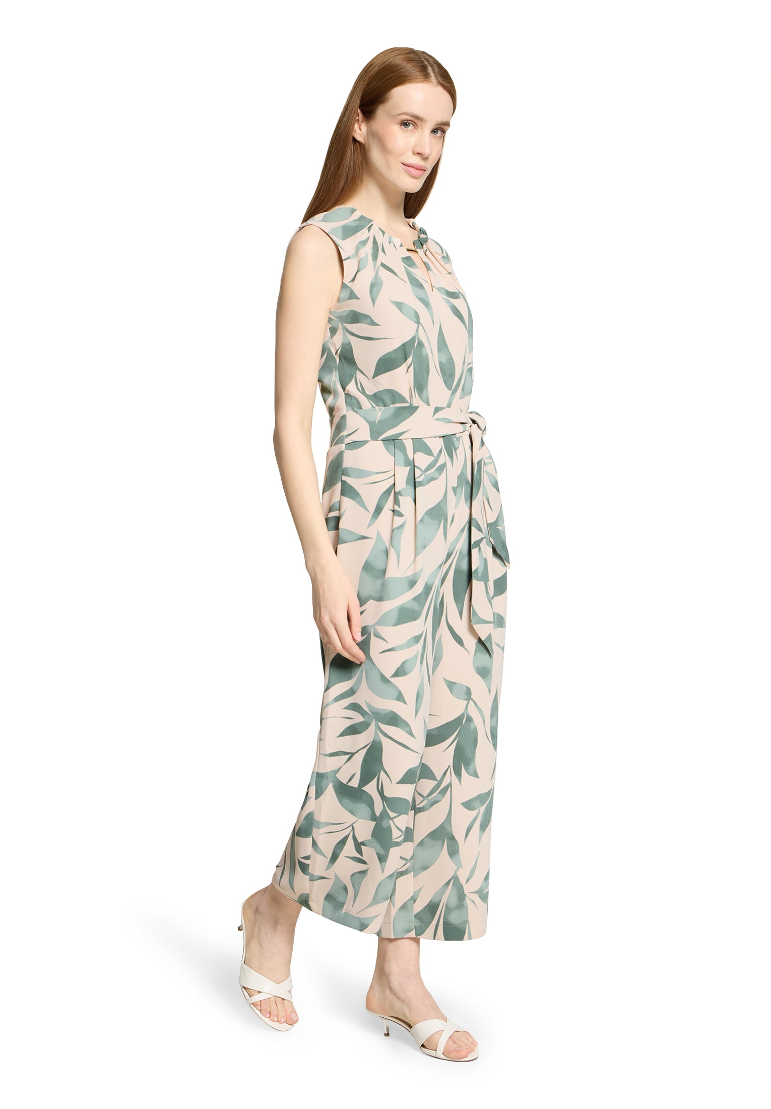 Betty & Co Damen Jumpsuits Nature/Green