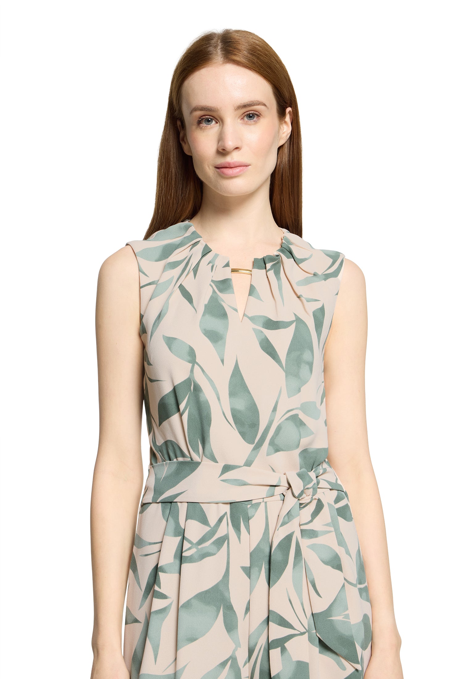 Betty & Co Damen Jumpsuits Nature/Green