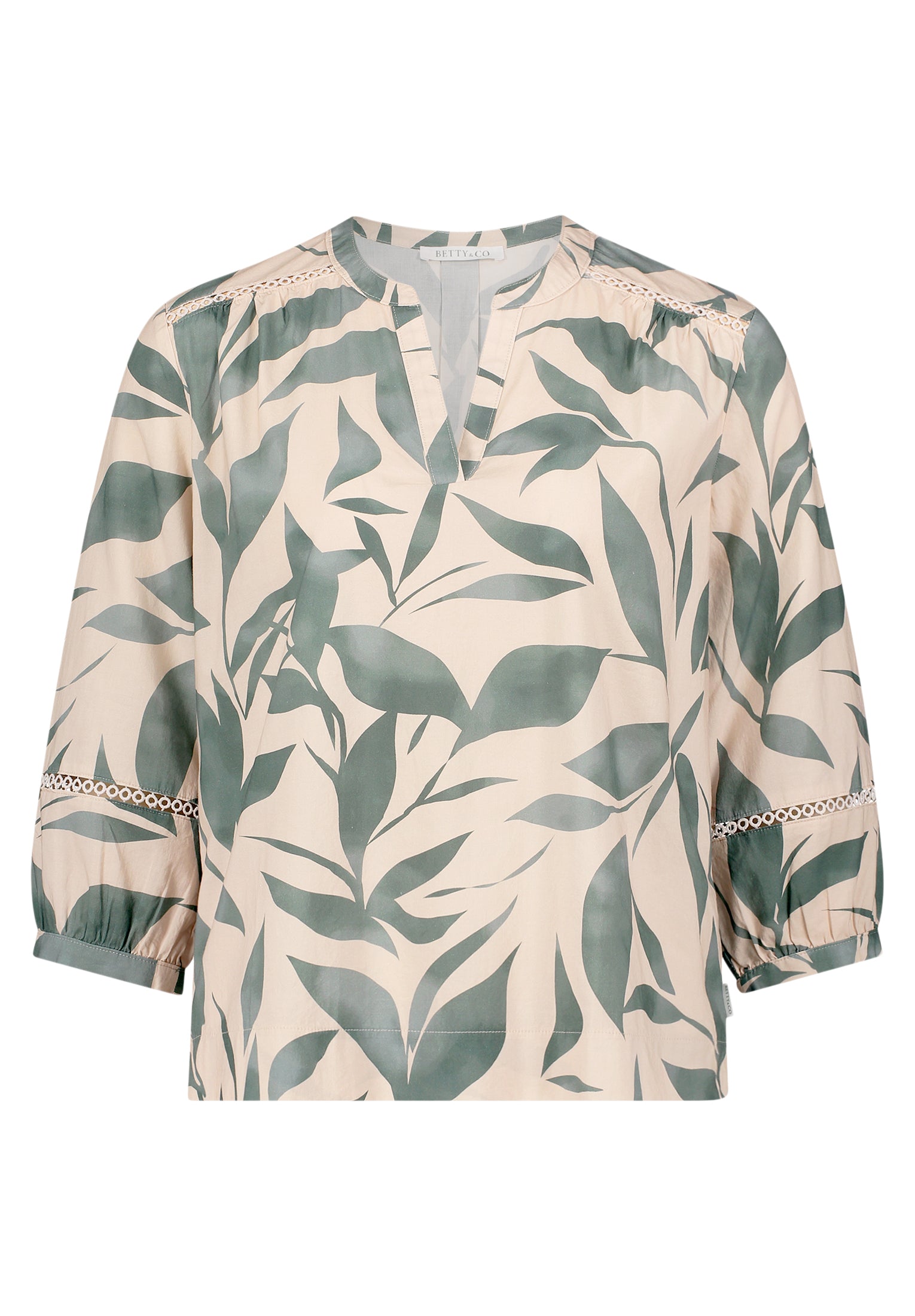 Betty & Co Damen Blusen Nature/Green