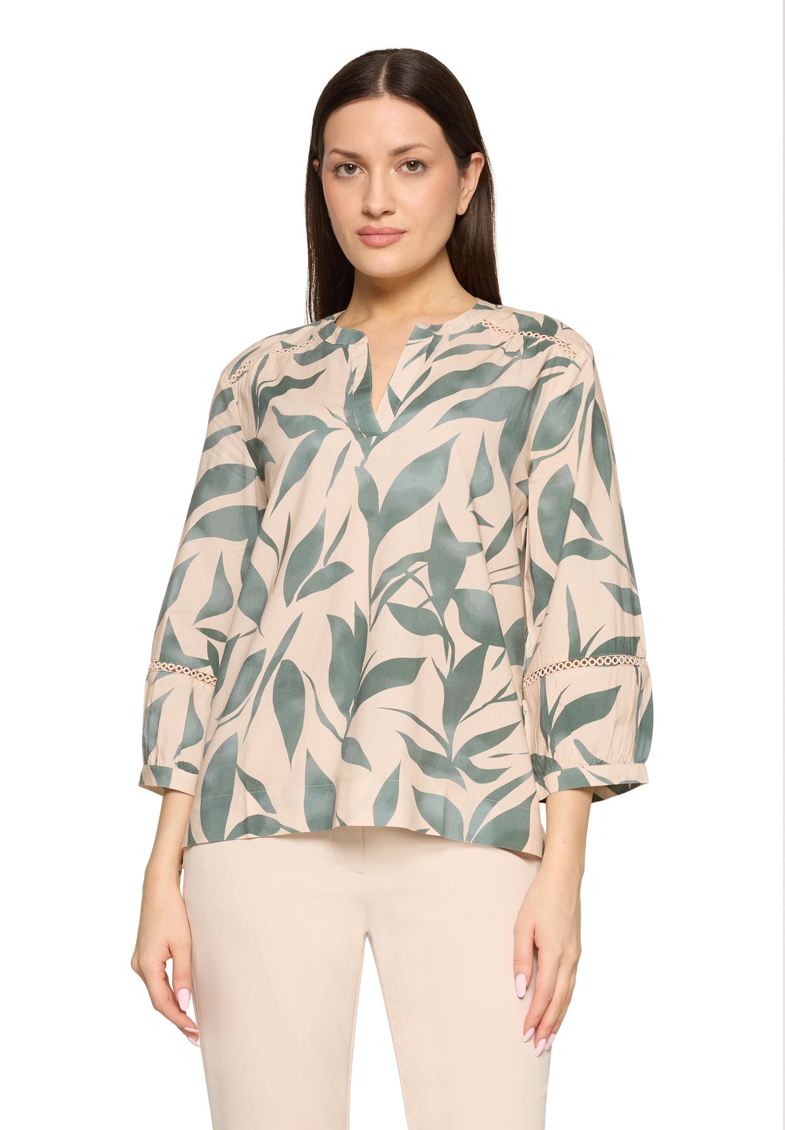 Betty & Co Damen Blusen Nature/Green