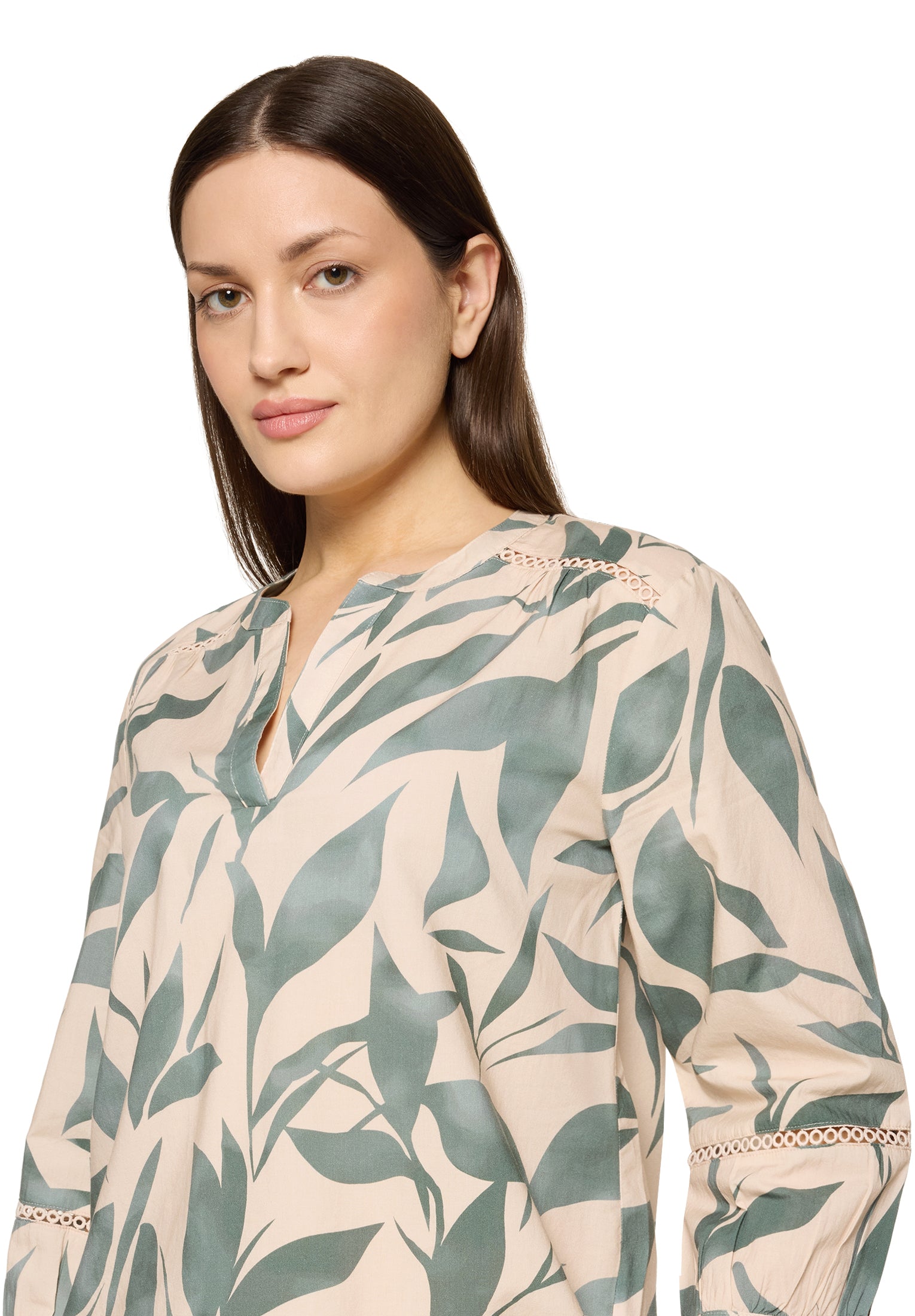 Betty & Co Damen Blusen Nature/Green