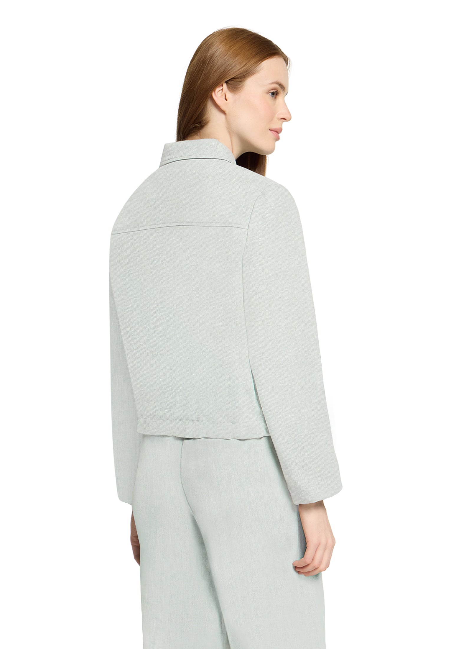 Betty & Co Damen Blazer Green/Cream