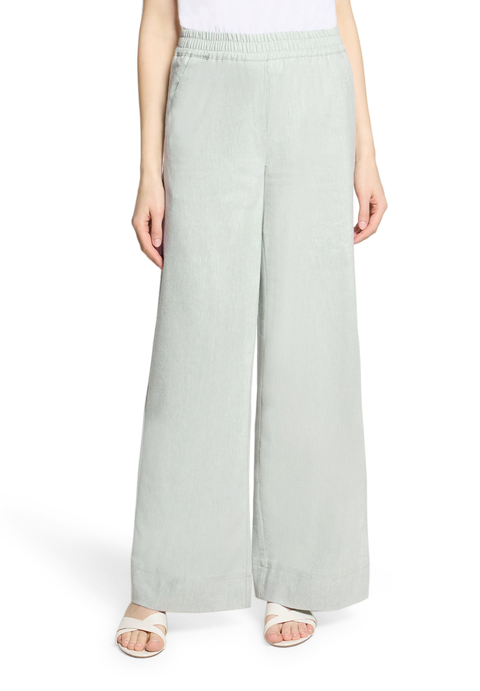 Betty & Co Damen Hosen Green/Cream
