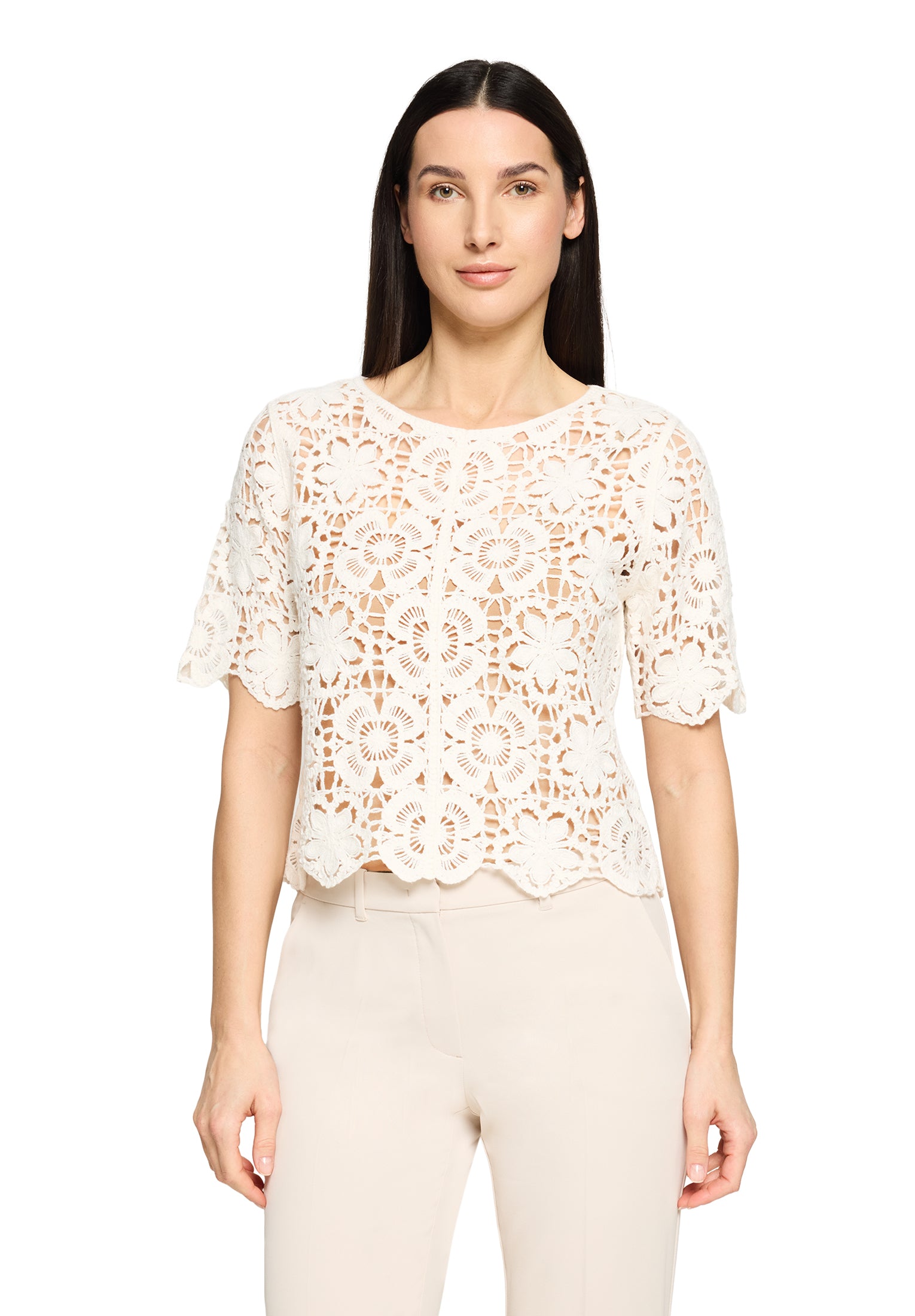 Betty & Co Damen Pullover Offwhite