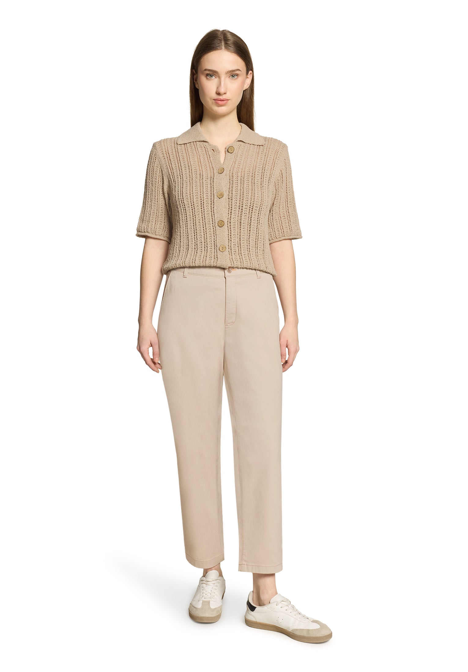 Cartoon Damen Strickjacken Pearl Vanila