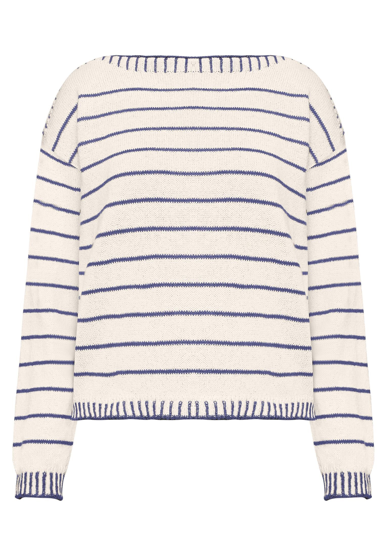 Cartoon Damen Pullover Dark Blue/Cream