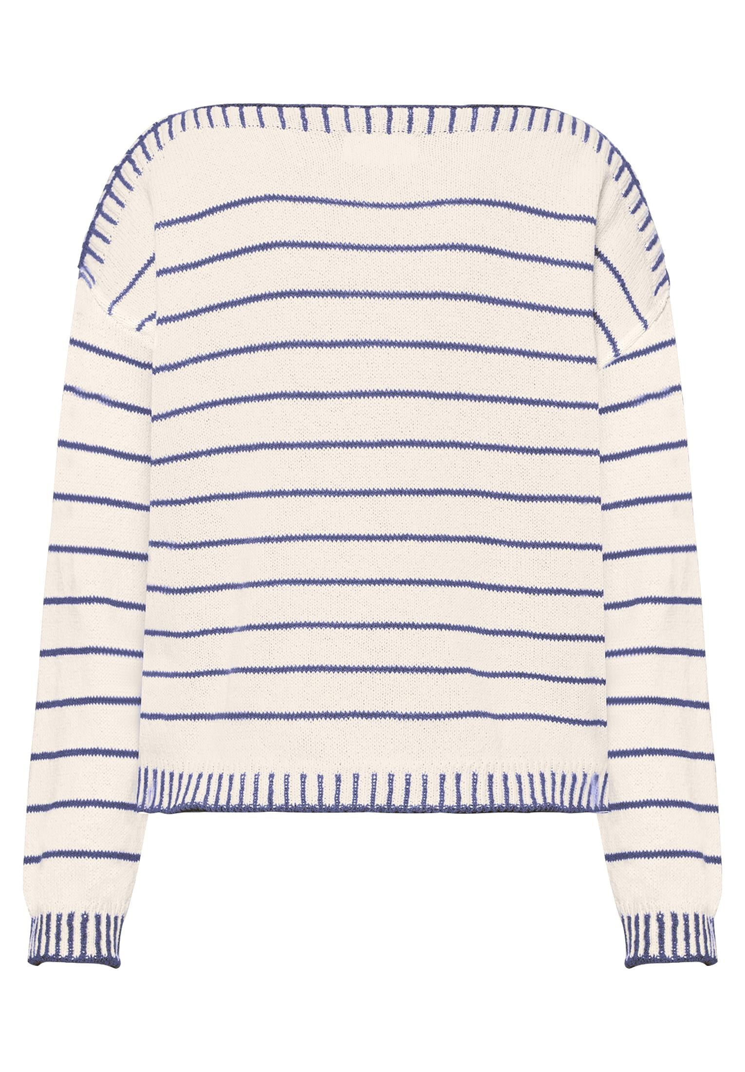 Cartoon Damen Pullover Dark Blue/Cream