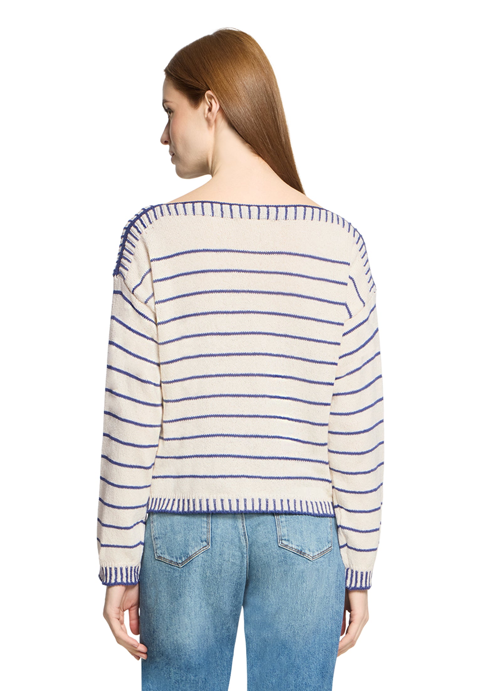 Cartoon Damen Pullover Dark Blue/Cream
