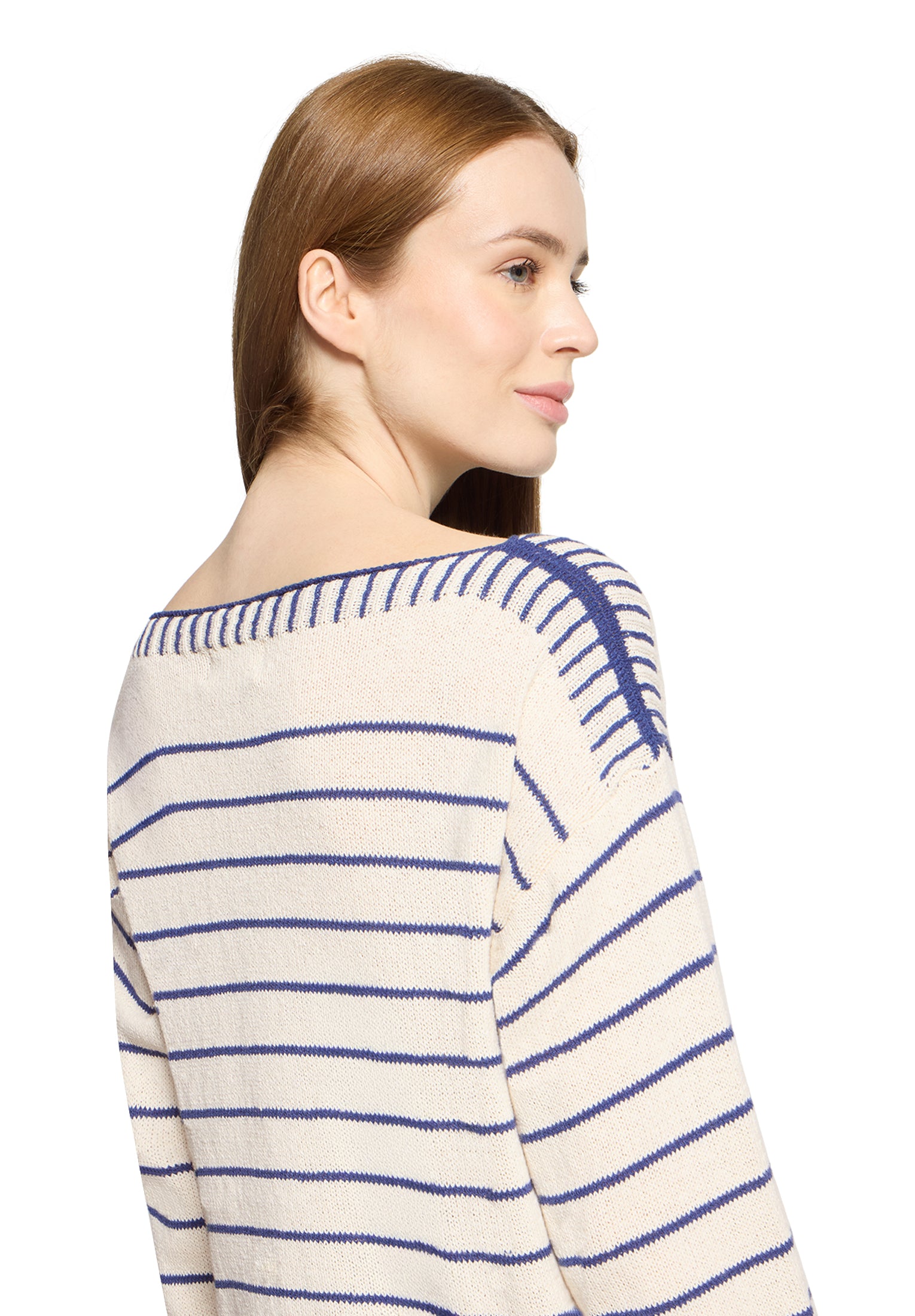Cartoon Damen Pullover Dark Blue/Cream