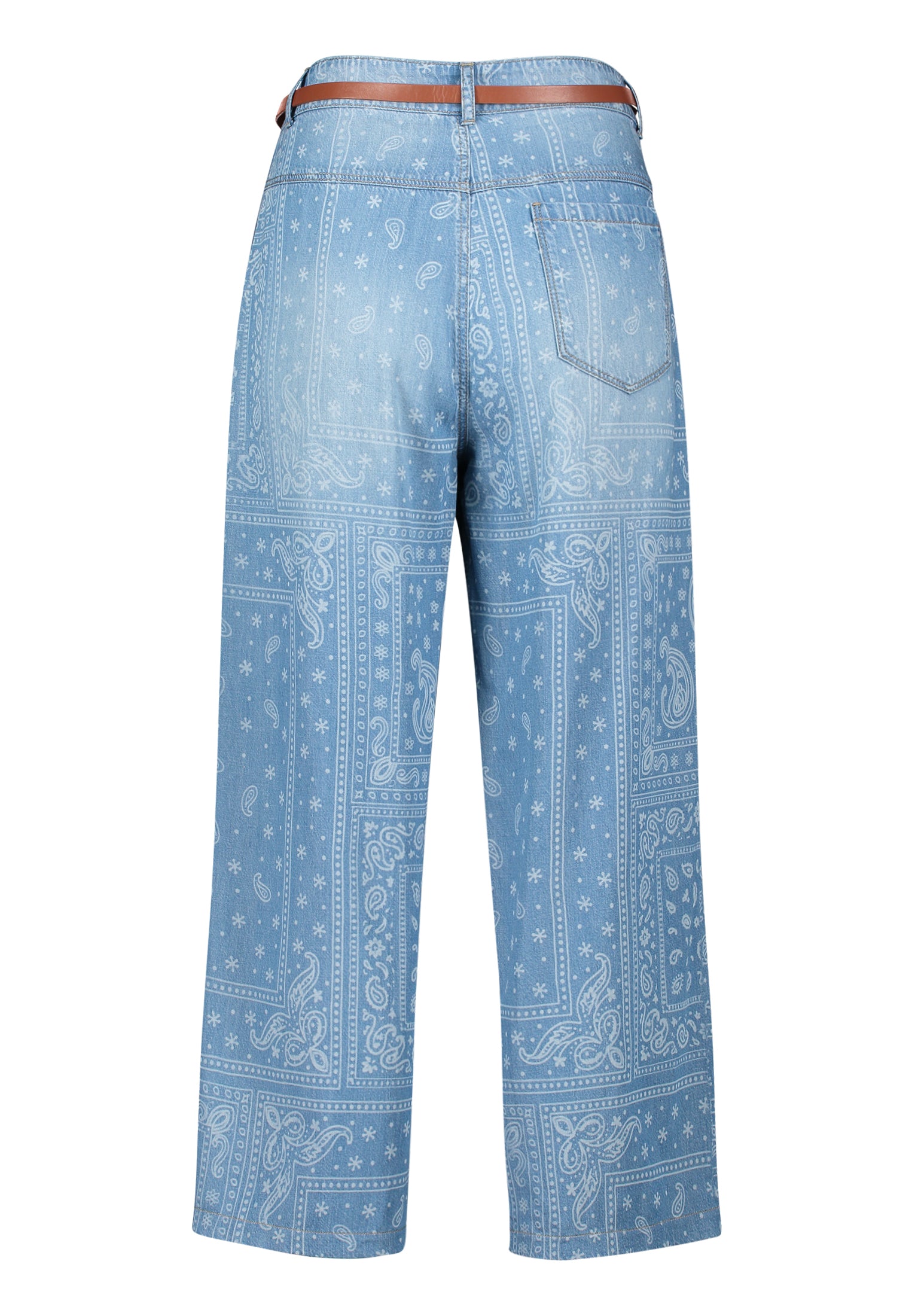 Cartoon Damen Hosen Middle Blue Den
