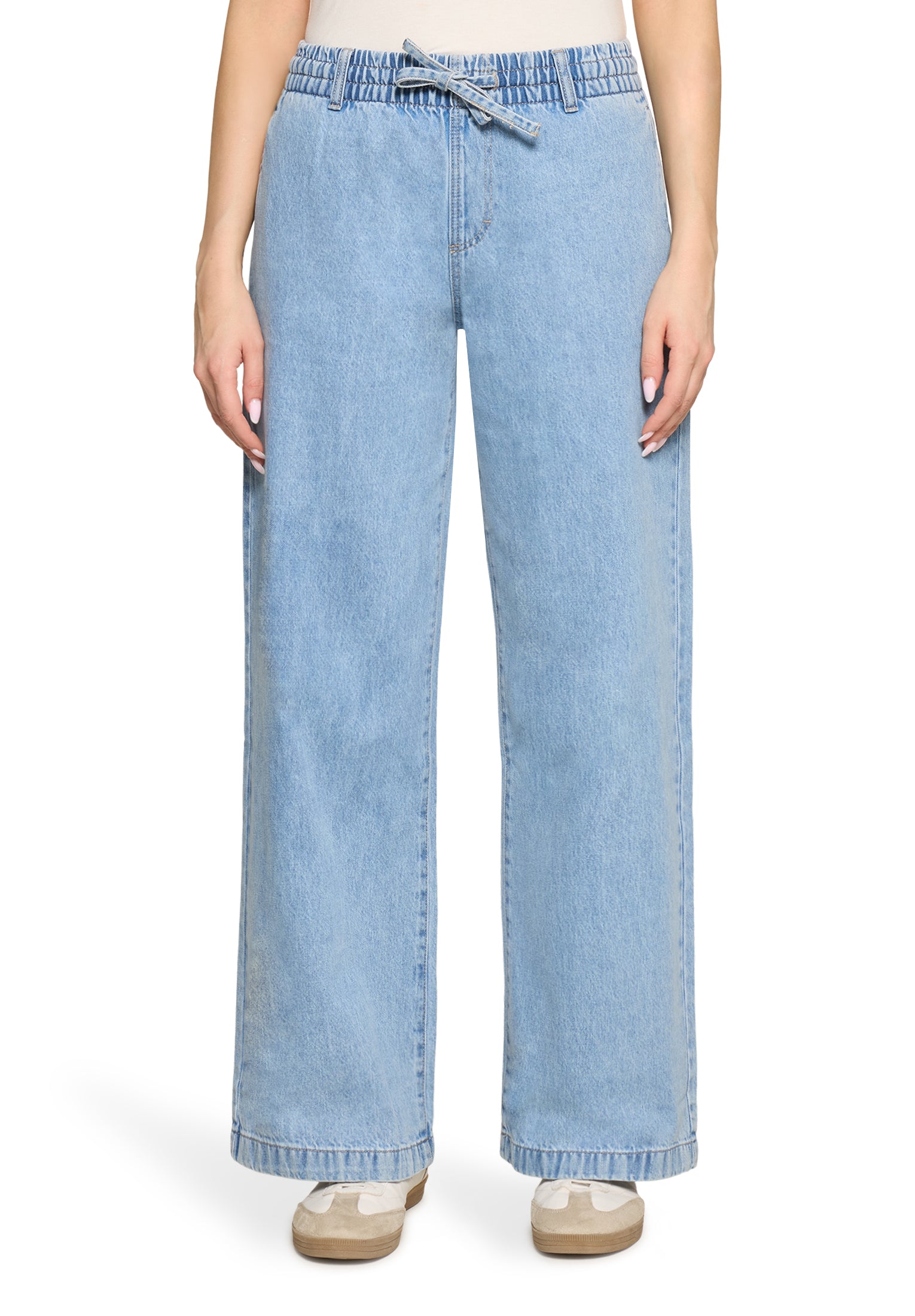 Cartoon Damen Jeans Middle Blue Den