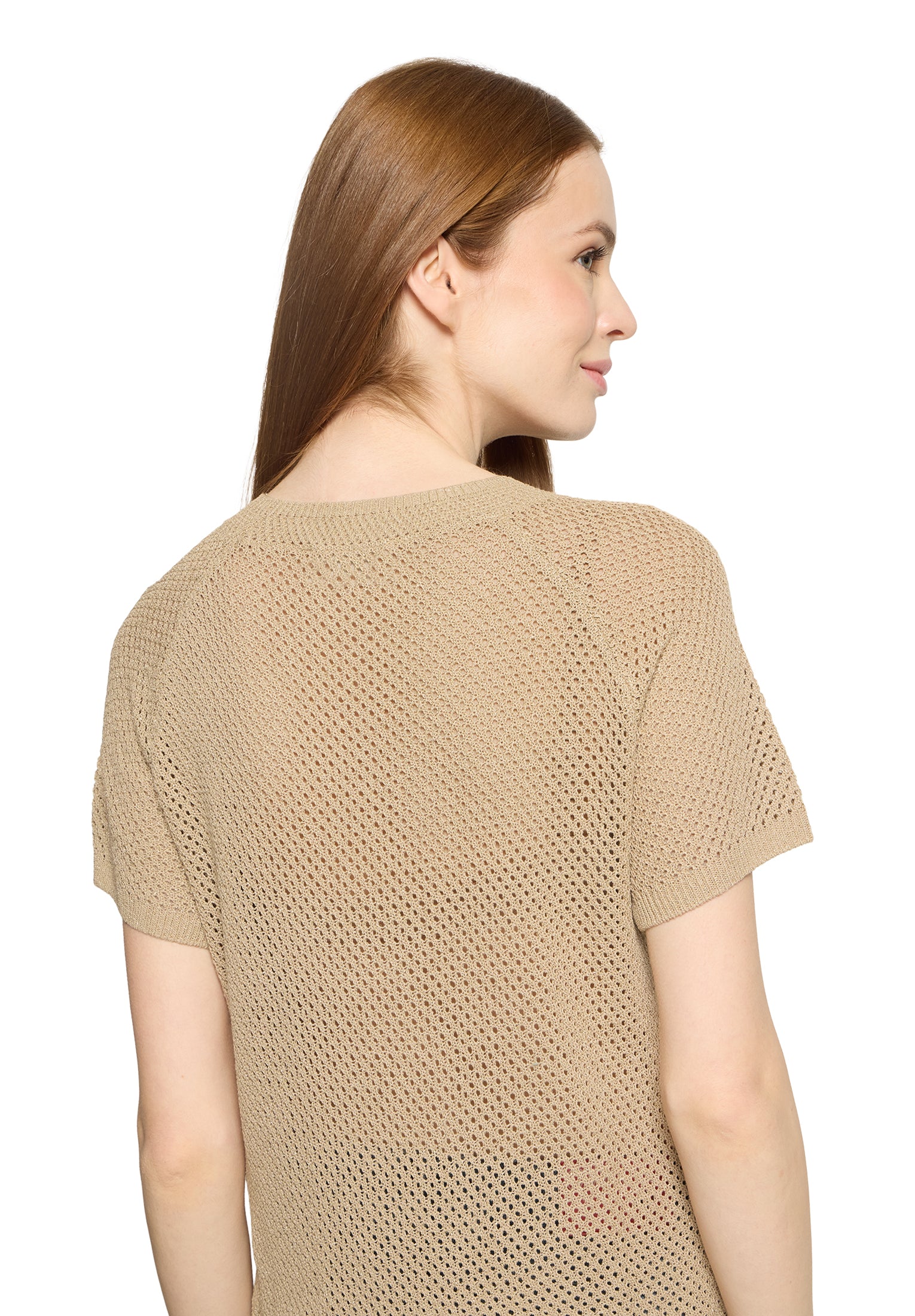Cartoon Damen Pullover Beige/Gold